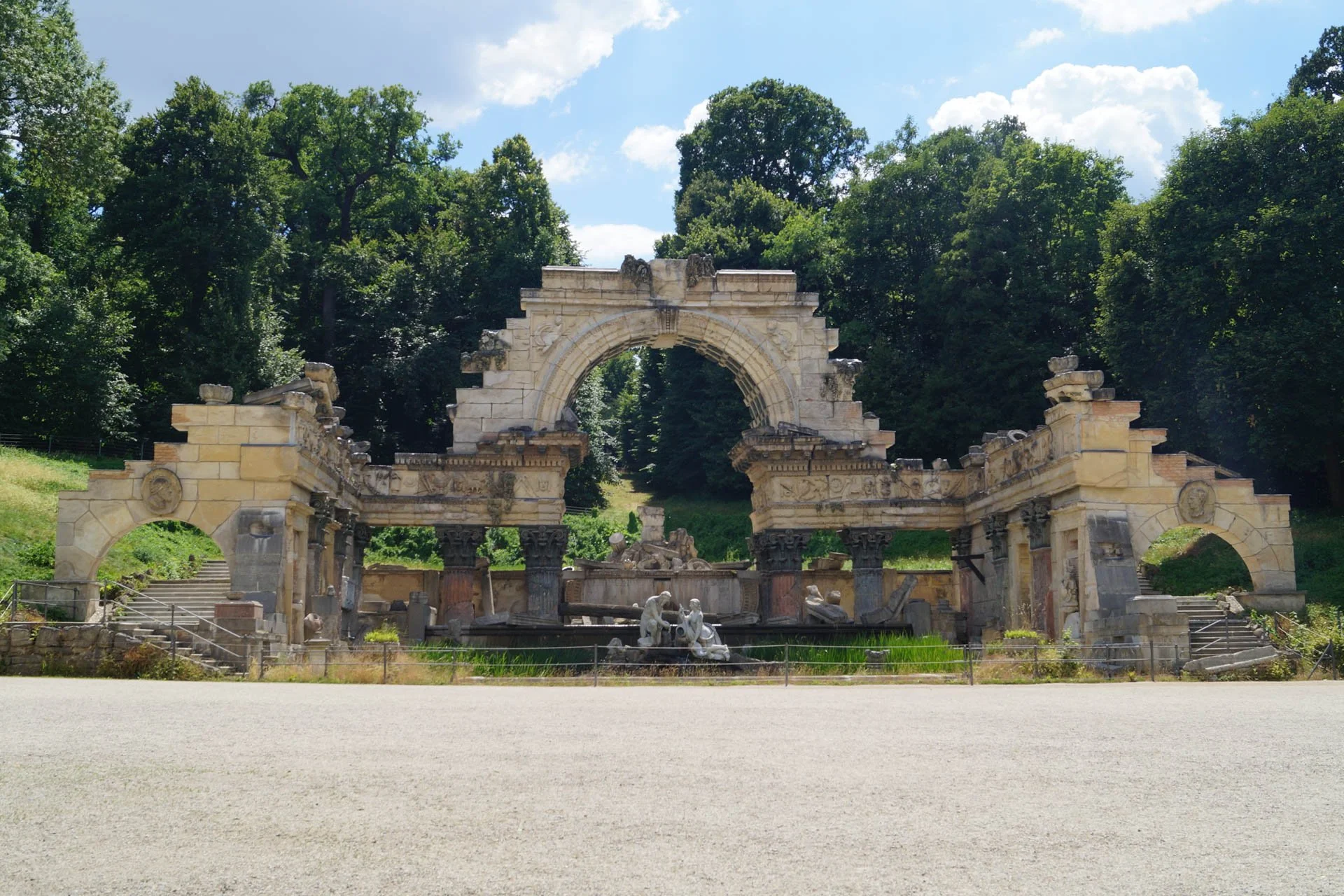 Vienna - Schonbrunn Palace - Roman Ruin