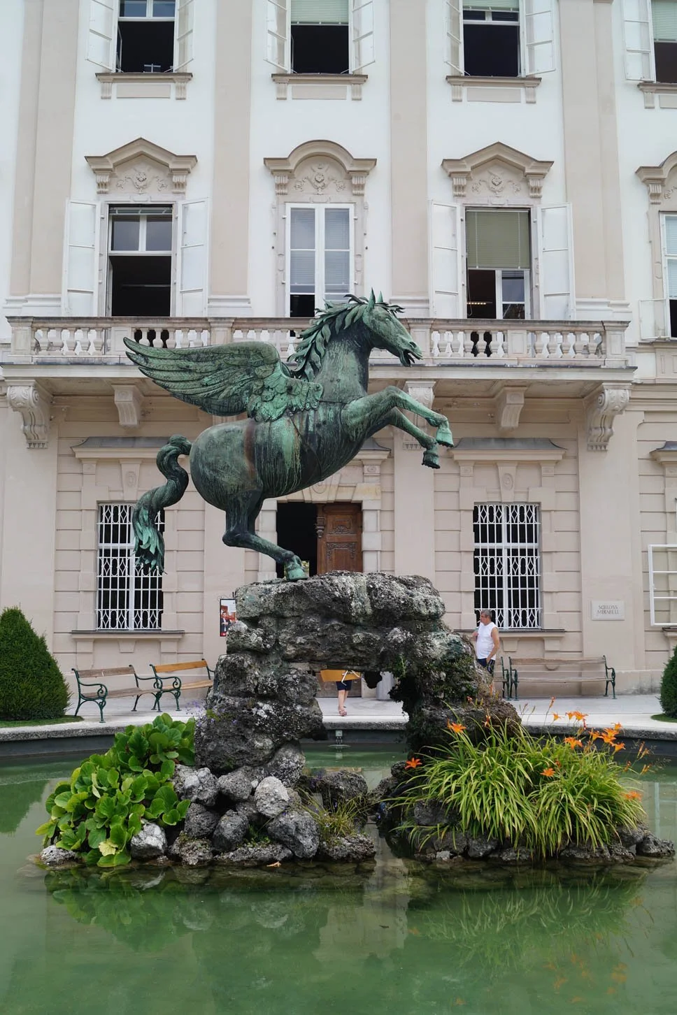 Salzburg - Mirabelle Palace - Pegasus Fountain