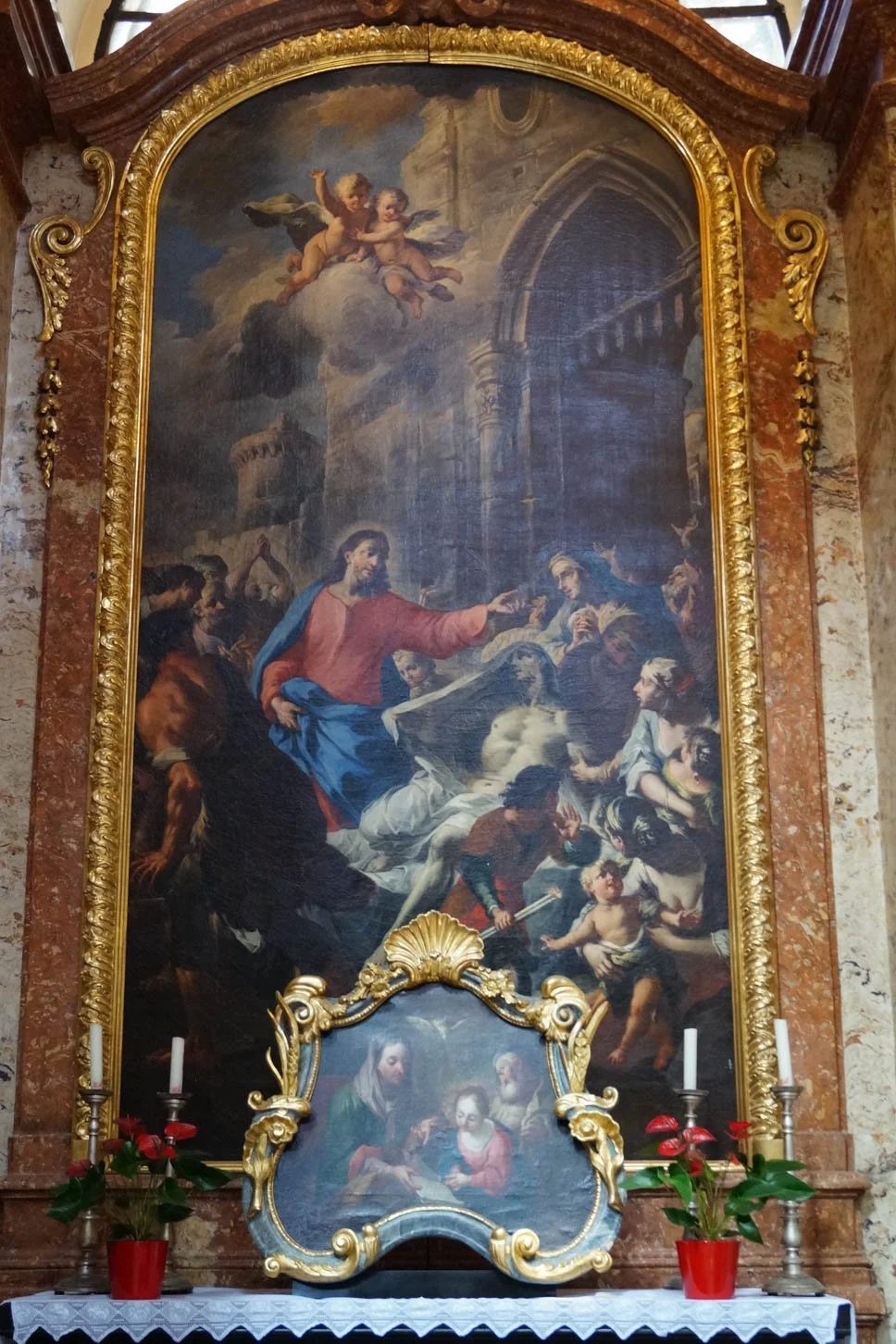 Vienna - St. Charles Church - Christ Raising the Son of the Widow of Nain