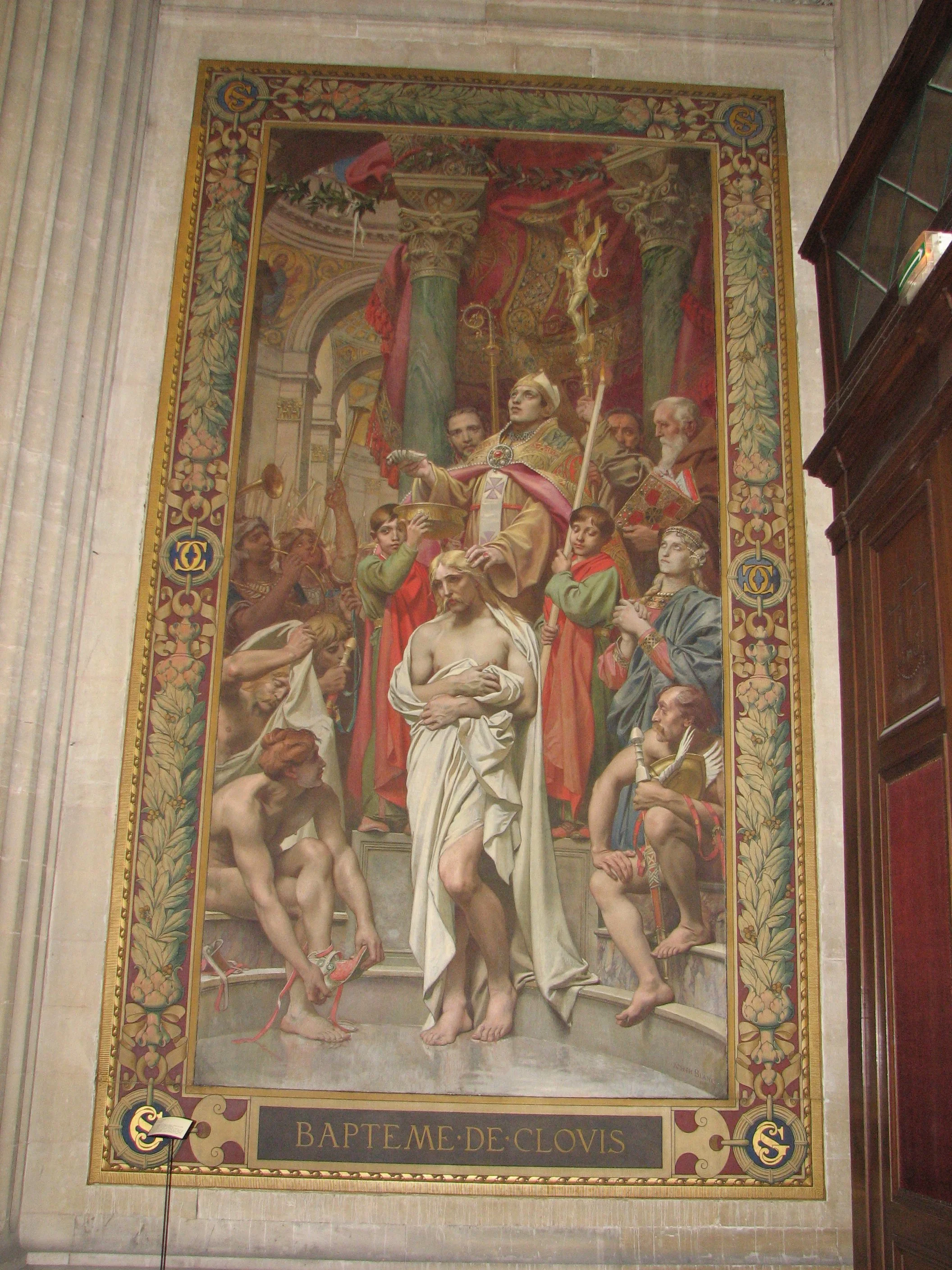 The Pantheon - The Baptism of Clovis, the first Frankish king to convert to Christianity