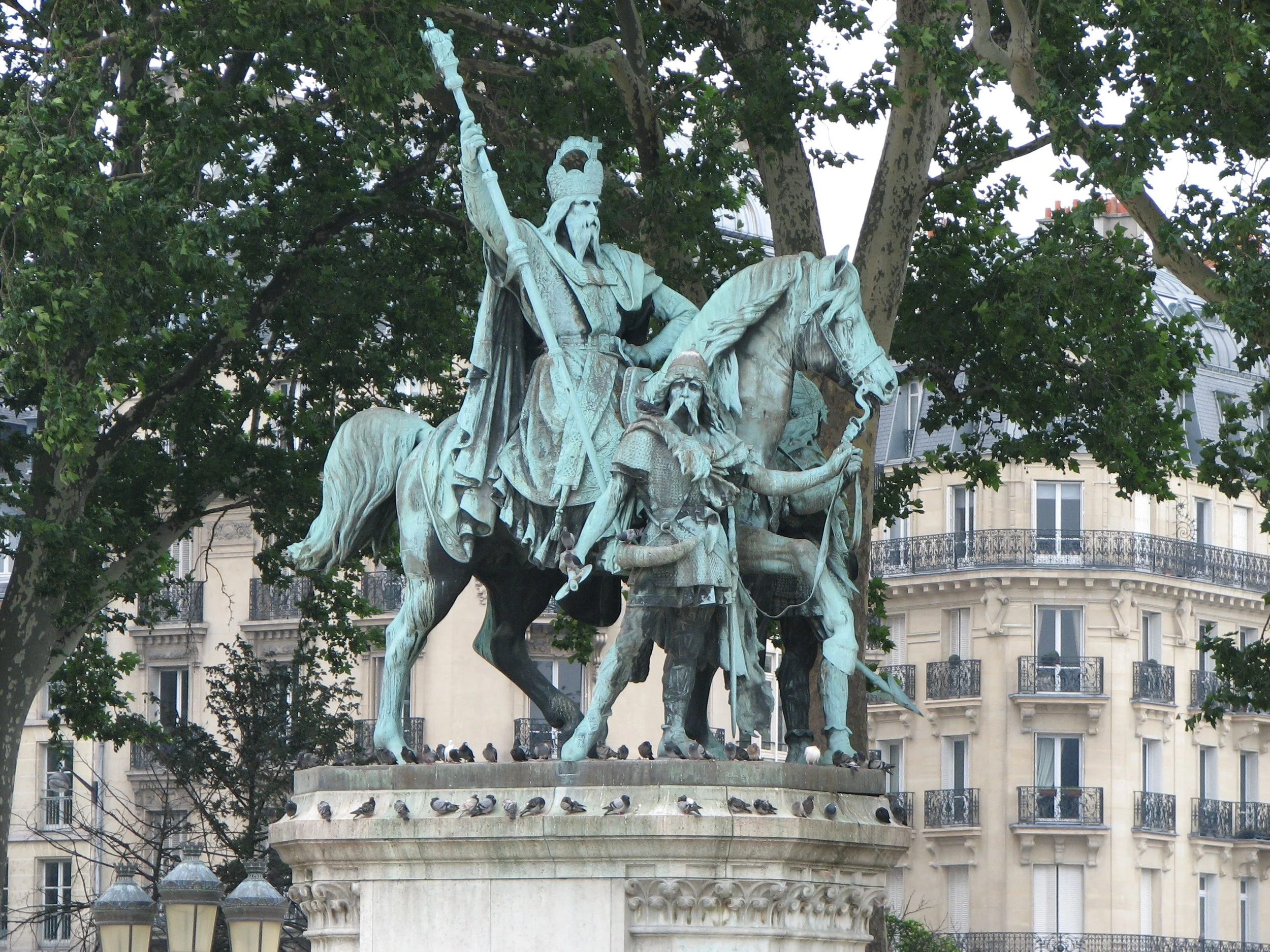 Cathedral of Notre Dame - Statue of Charlamagne