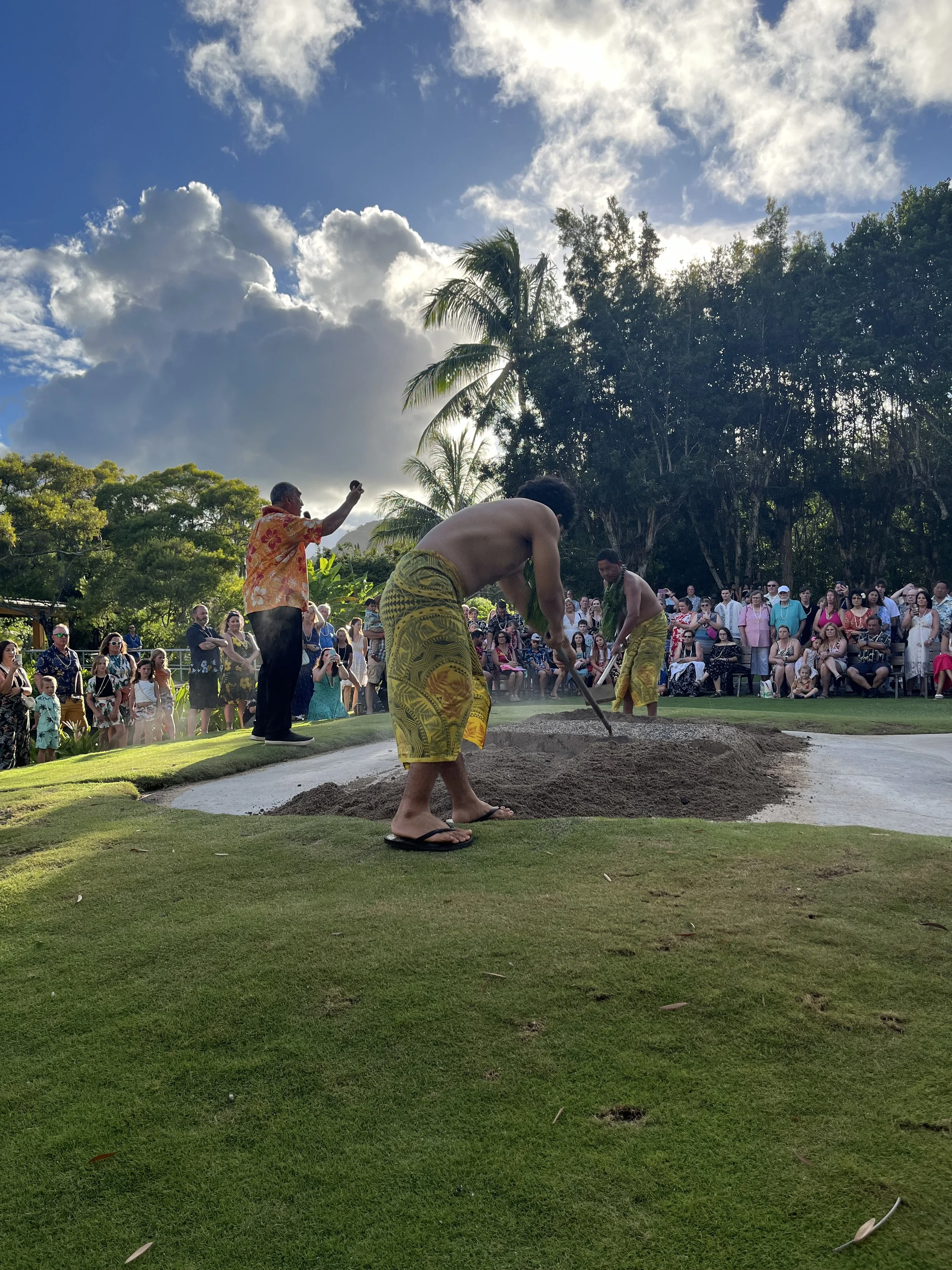 Smith's Garden Luau-Imu Ceremony