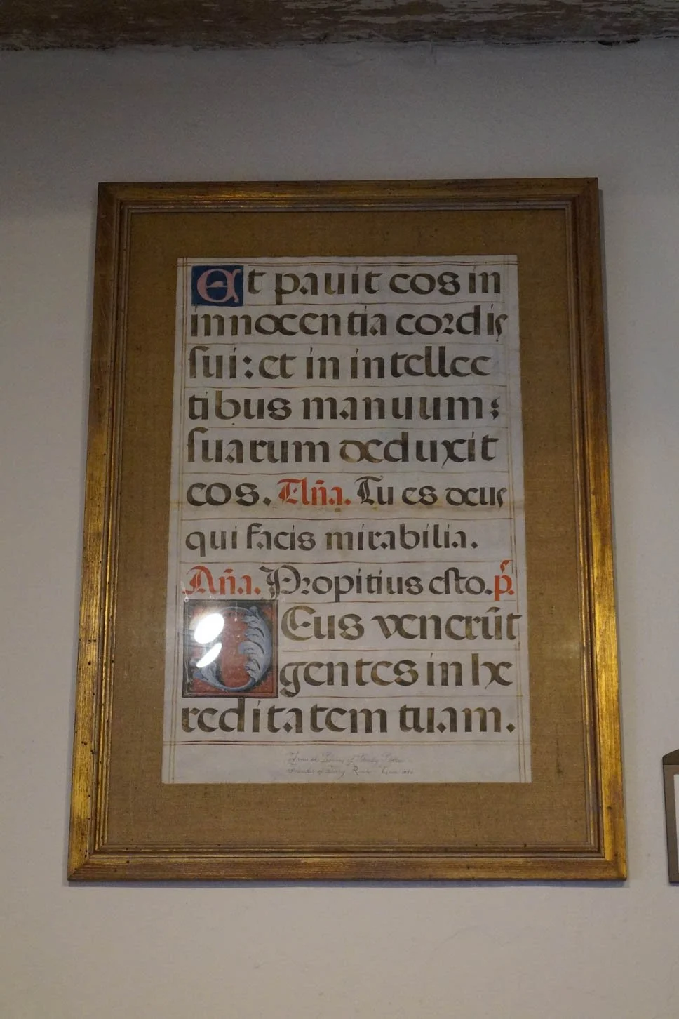 Mission Santa Ines: Gregorian Chant