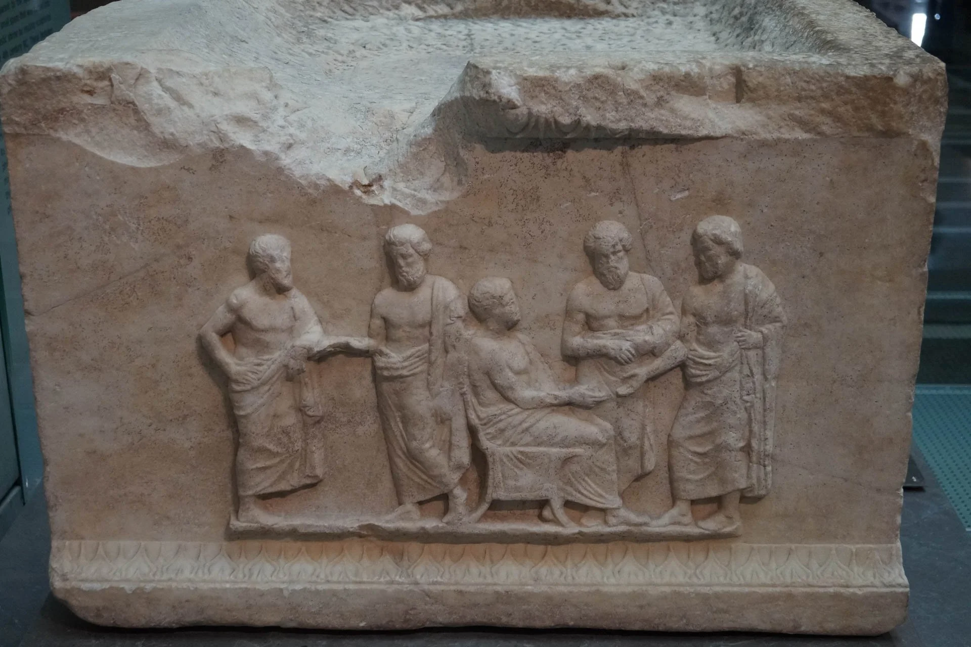 The Acropolis Museum - House of Proclos. Funeral Sacrificial Table