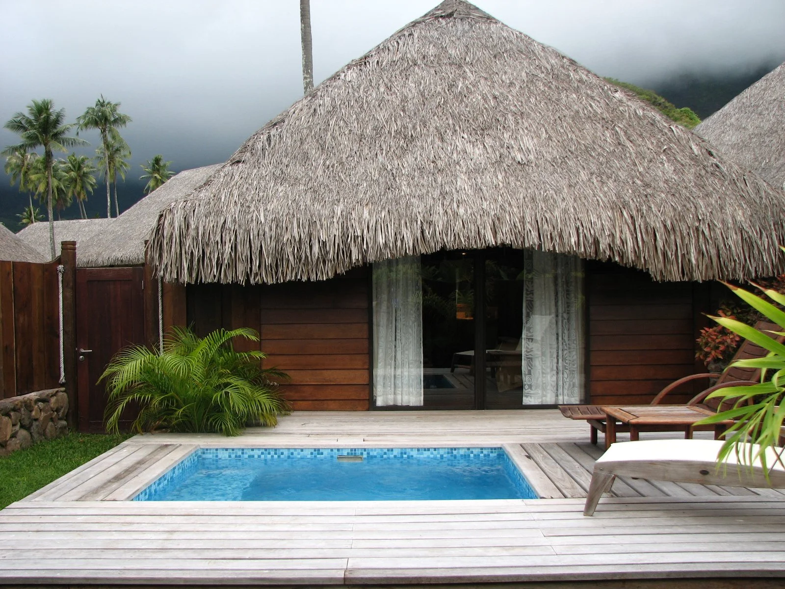 Moorea - there was a private pool