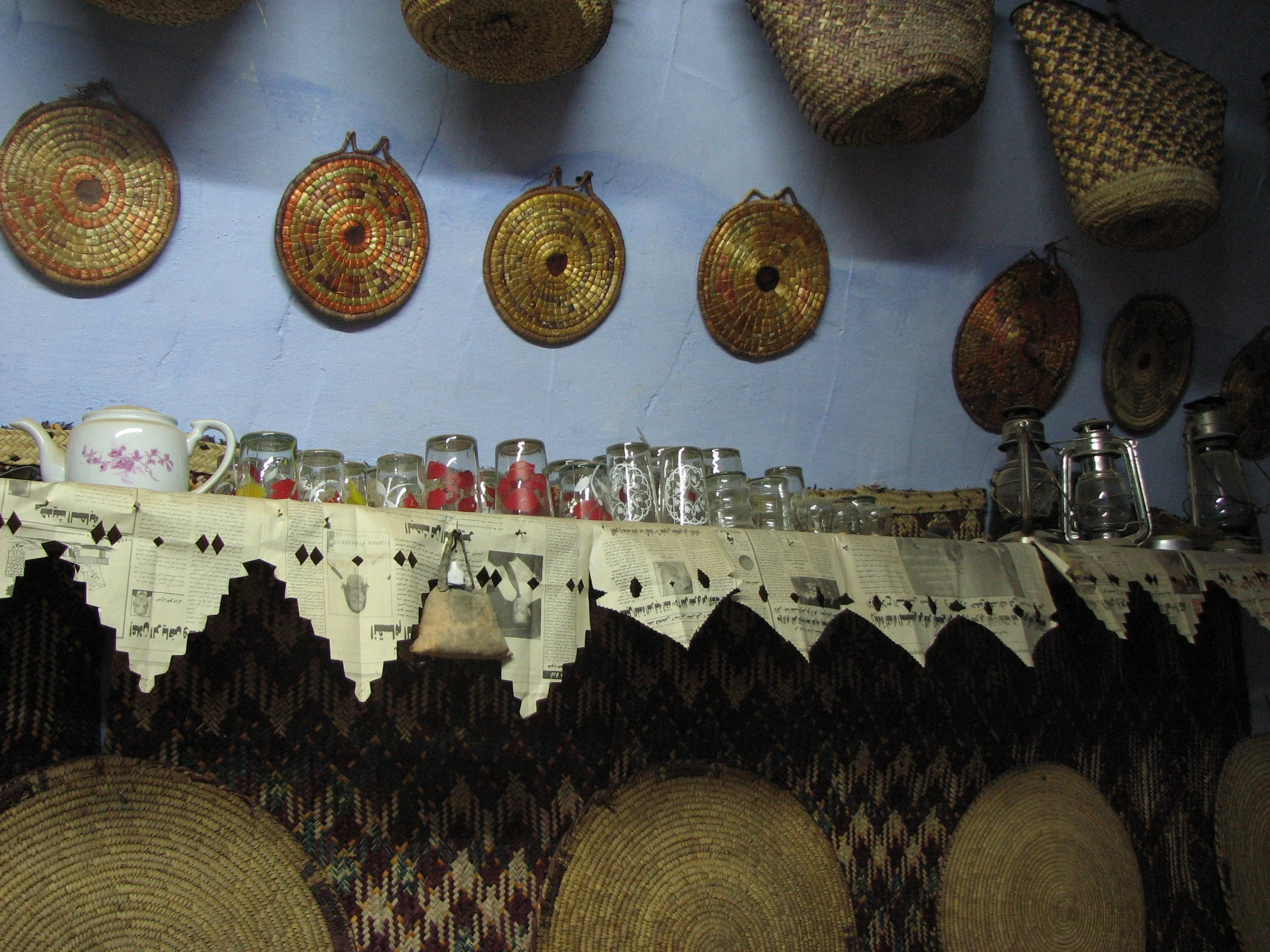 Nubian Village, Aswan - these people were kind enough to let us into their house.