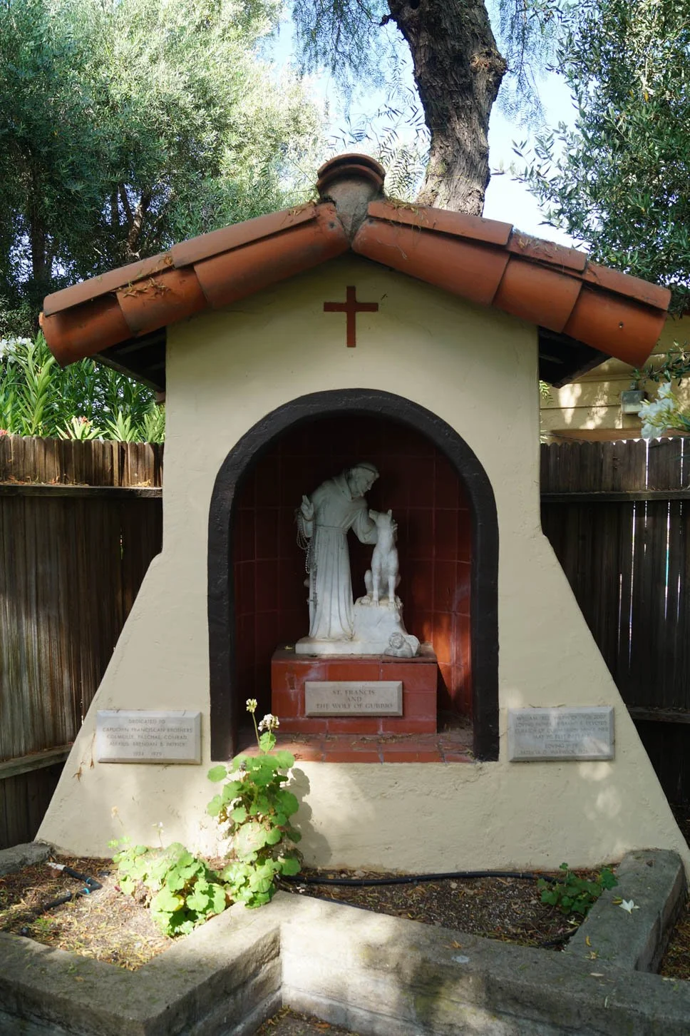 Mission Santa Ines: Saint Francis and the Wolf of Gubbio