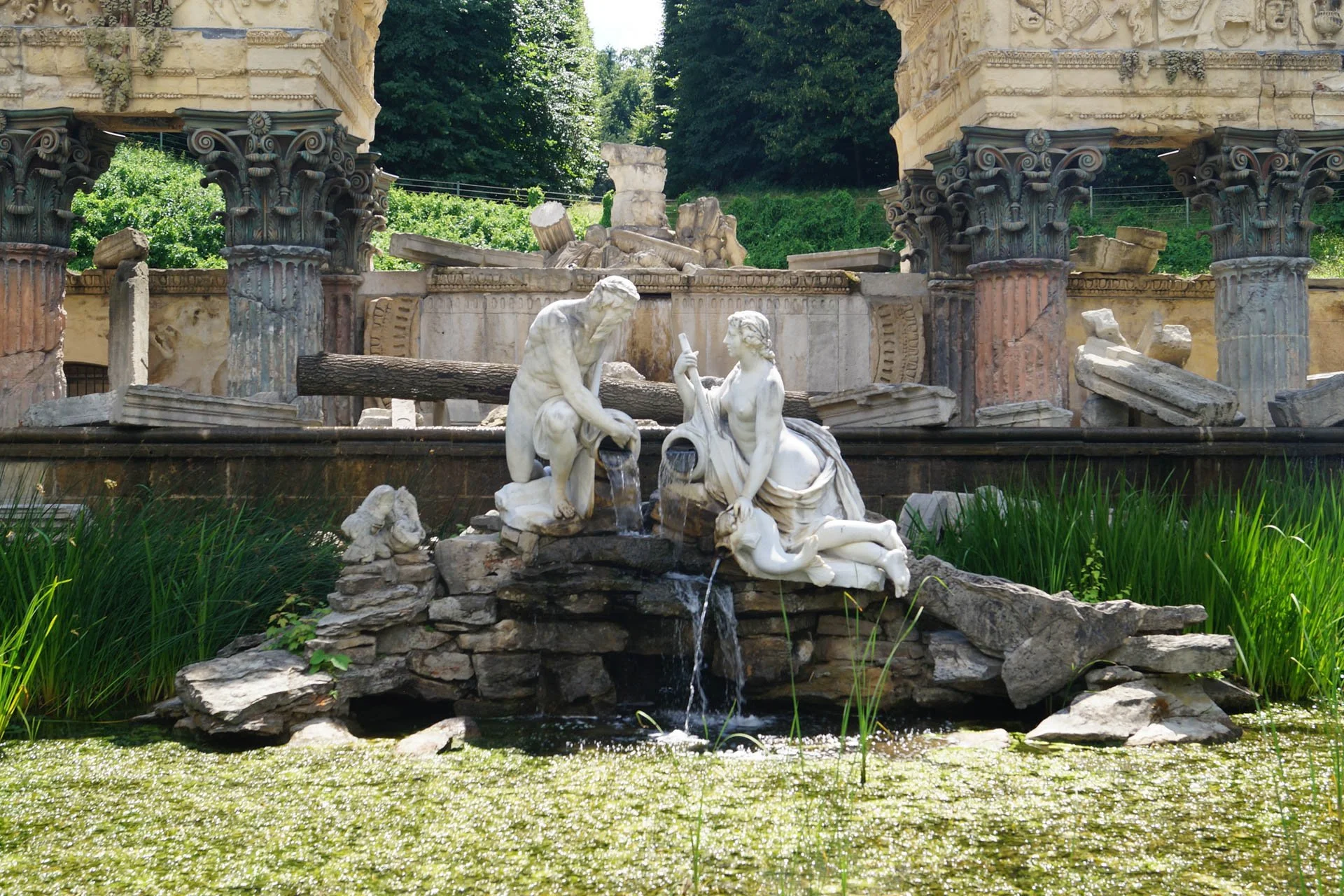 Vienna - Schonbrunn Palace - Roman Ruin