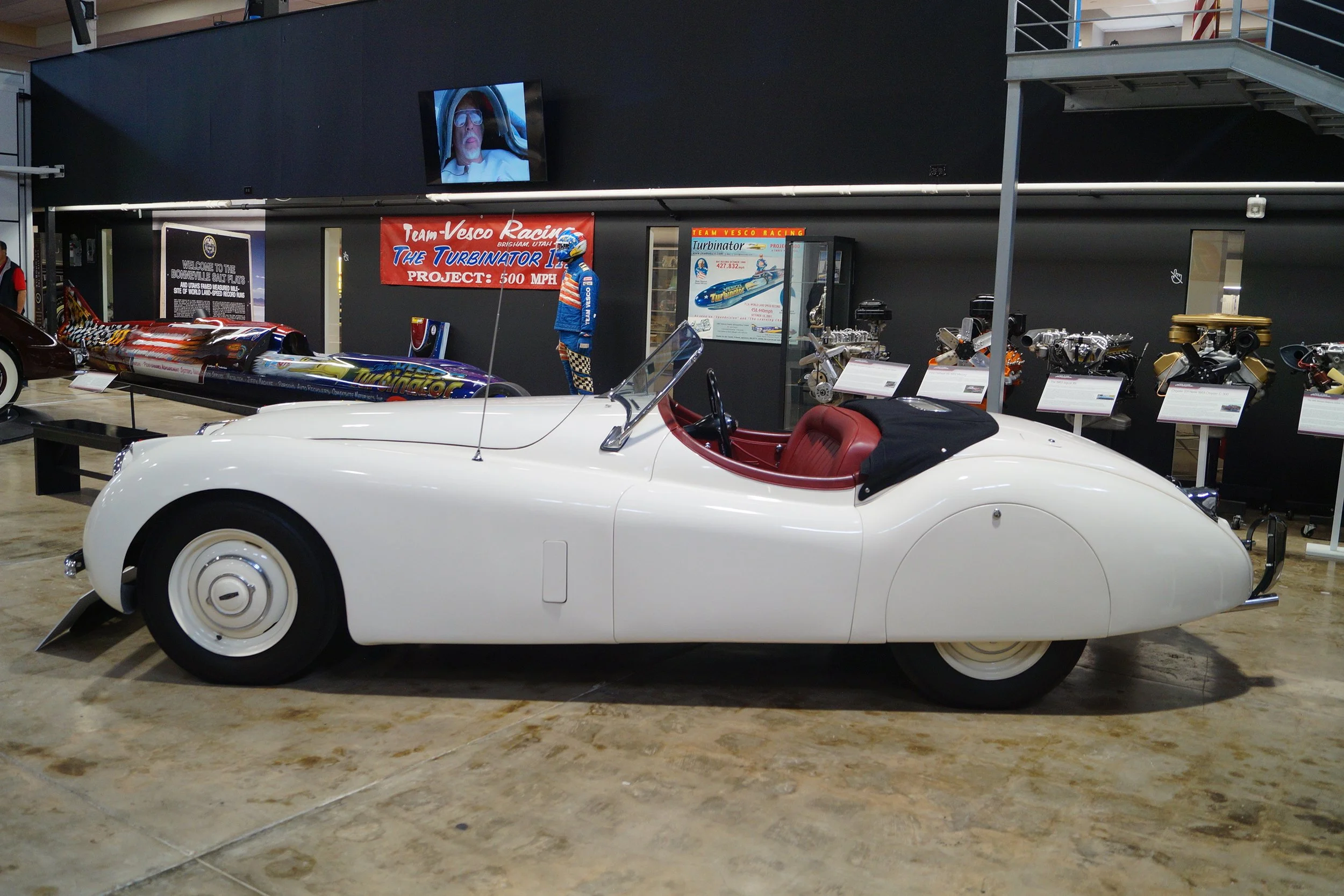 Balboa Park: Automotive Museum - 1953 Jaguar XK120 Roadster