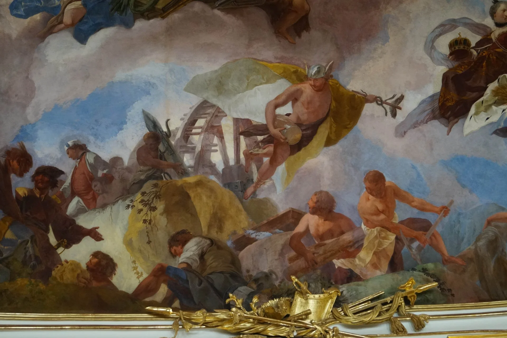 Vienna - Schonbrunn Palace - Mercury and Economic Prosperity