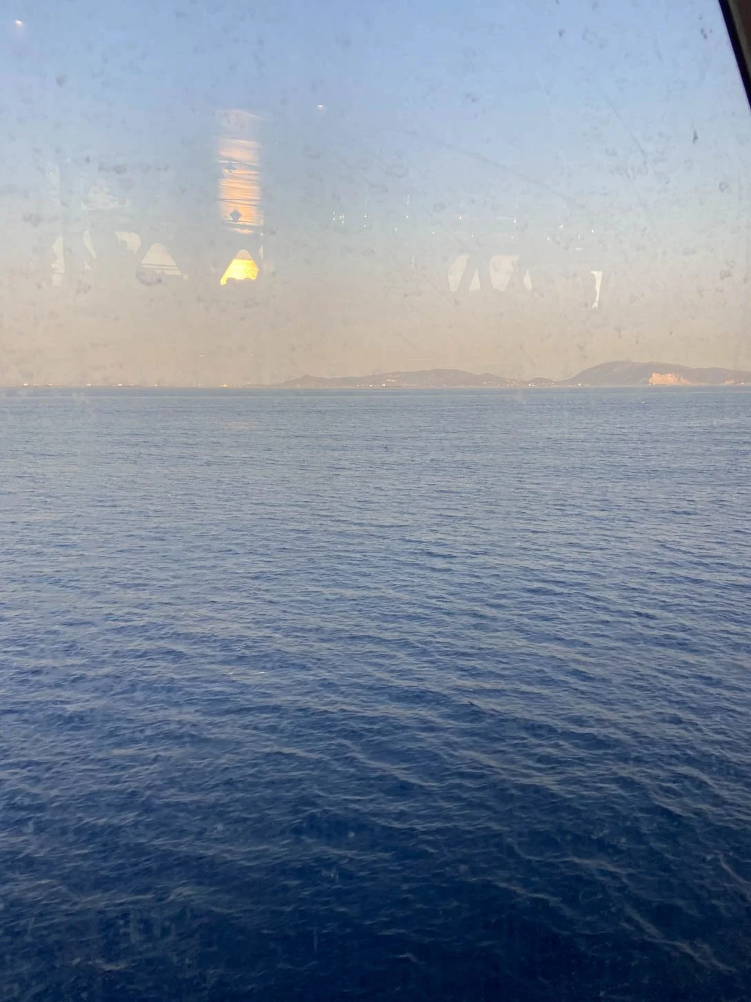 Leaving Athens for Santorini
