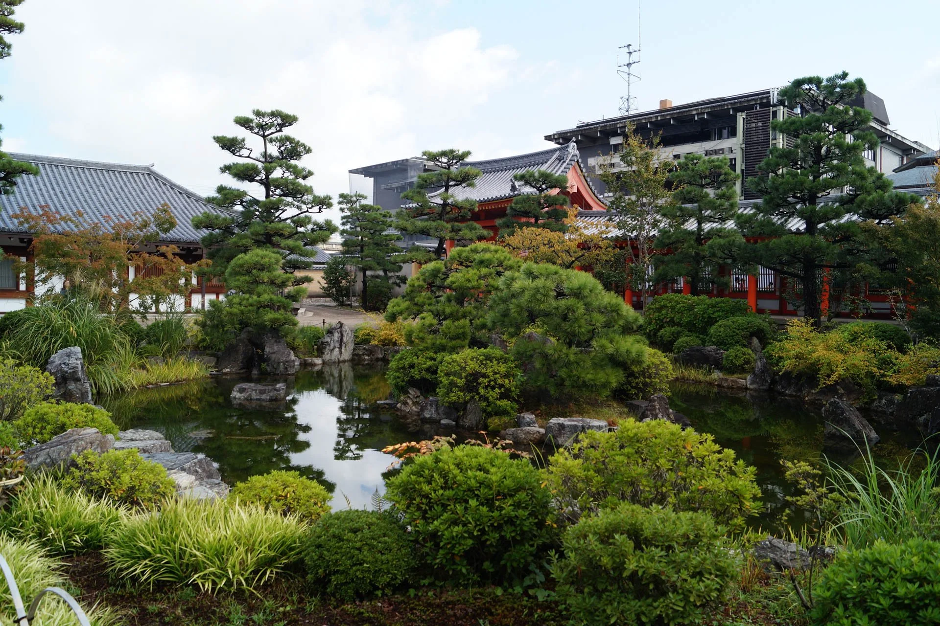 Kyoto - Gardens at Sanjusan-gen-do Temple