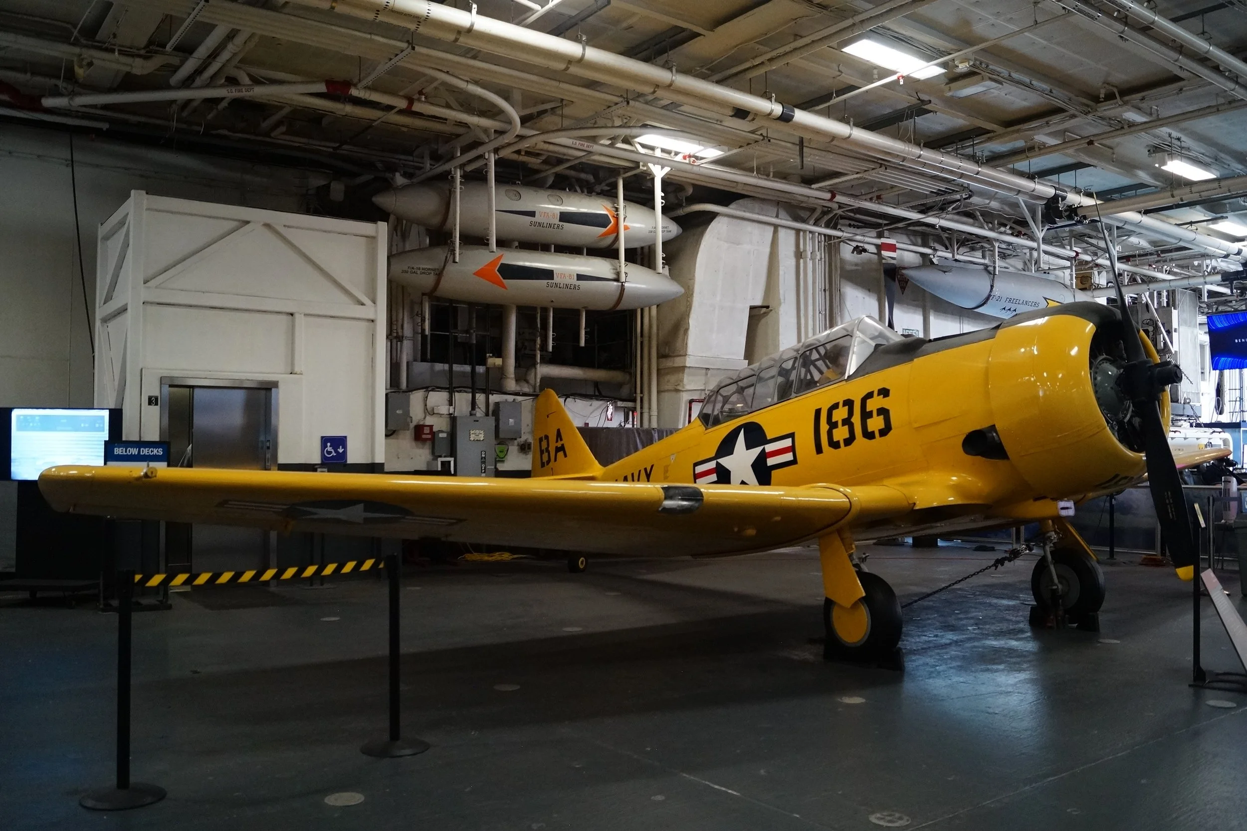 USS Midway: SNJ Pilot Trainer