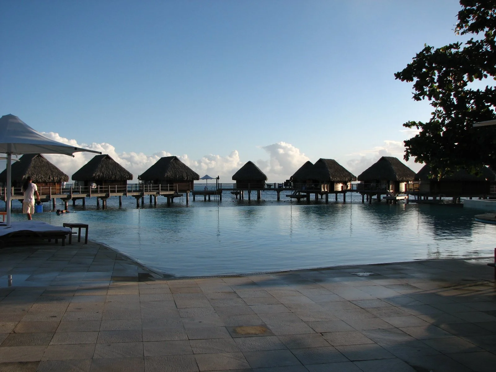 Moorea - our hotel also had over water bungalows