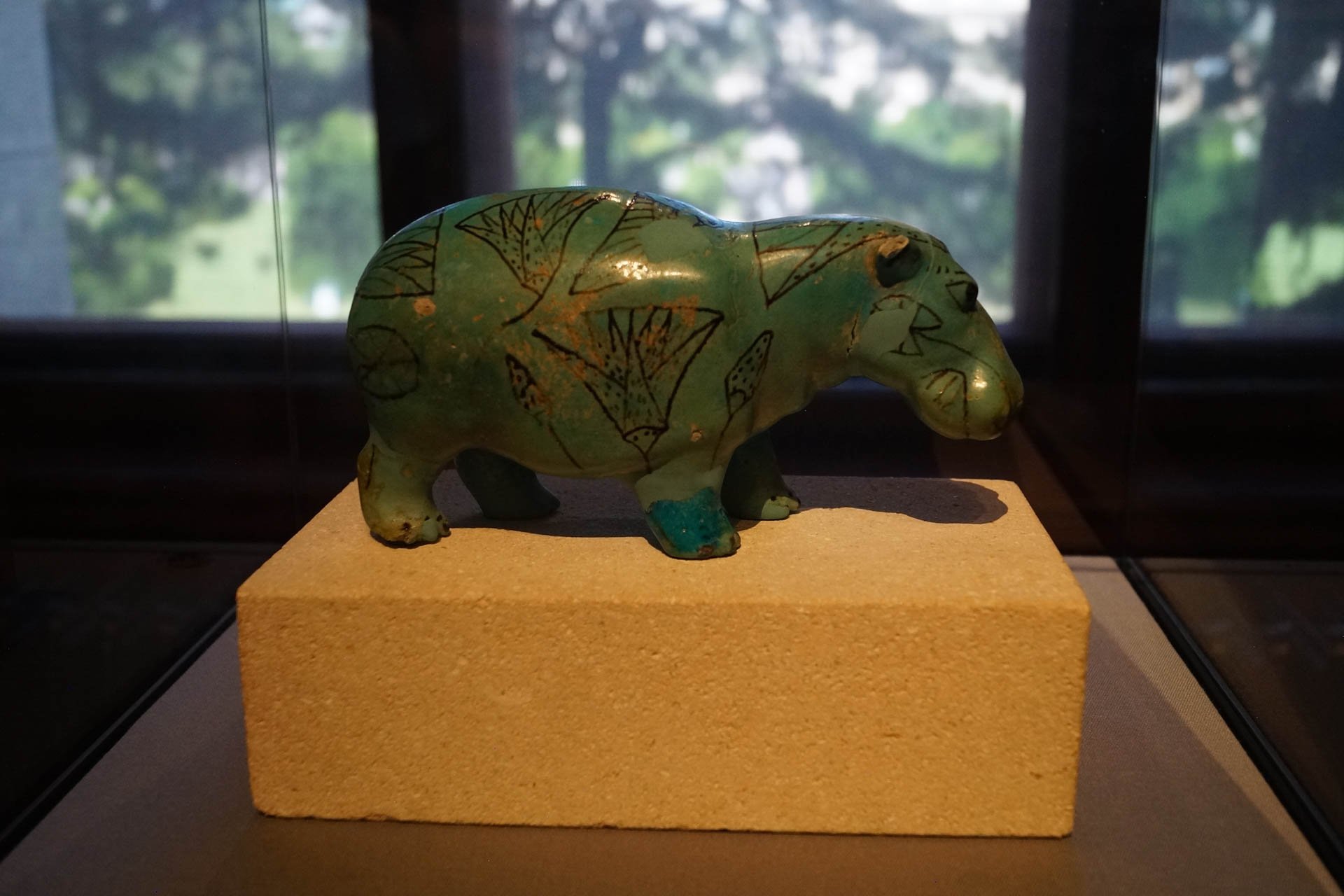 Vienna - Kunsthistorisches Museum - Statuette of a Hippopotamus
