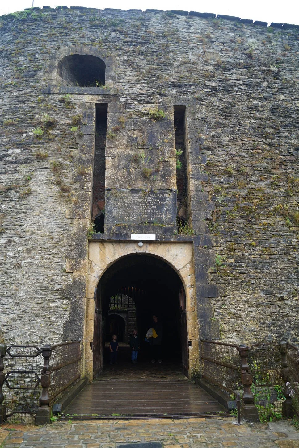 Chateau-Fort de Bouillon. This was a Castle-Fort that belonged to Godfrey of Bouillon. As one of the leaders of the First Crusade, he was the first Ruler of the Kingdom of Jerusalem from 1099 - 1100.