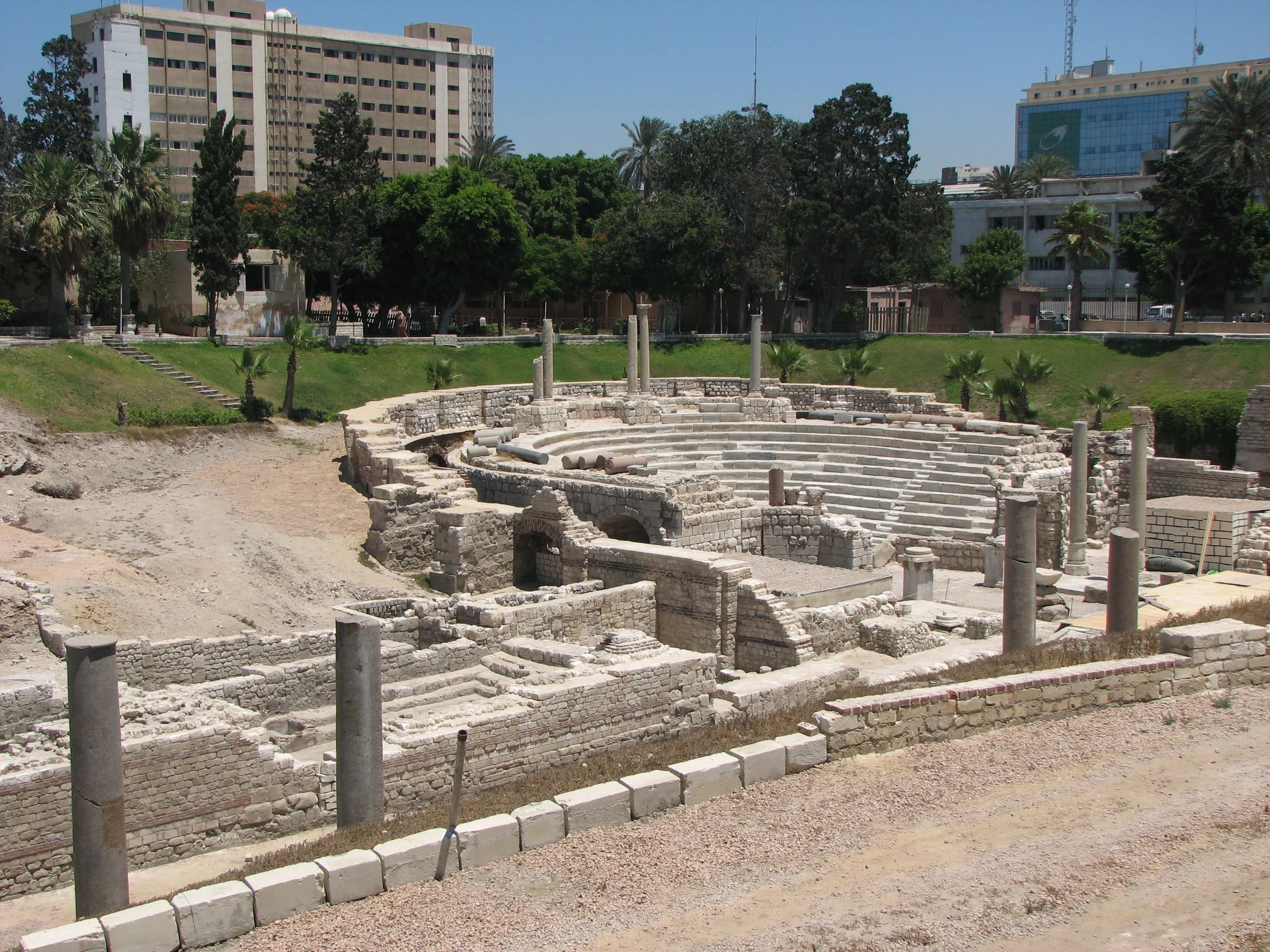 The Ancient Roman Amphitheater, Alexandria