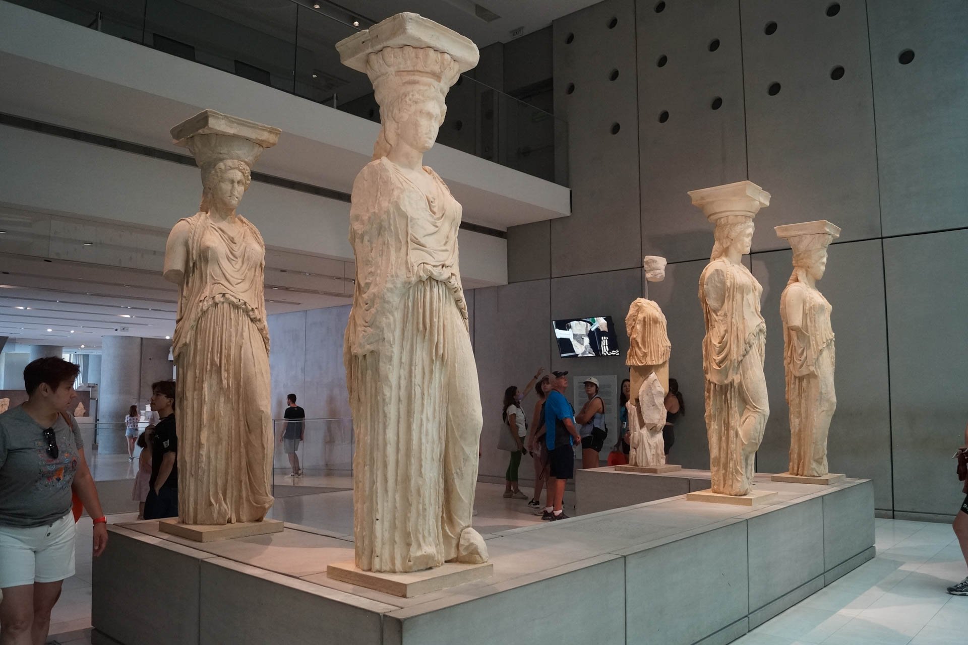 The Acropolis Museum - The Caryatids