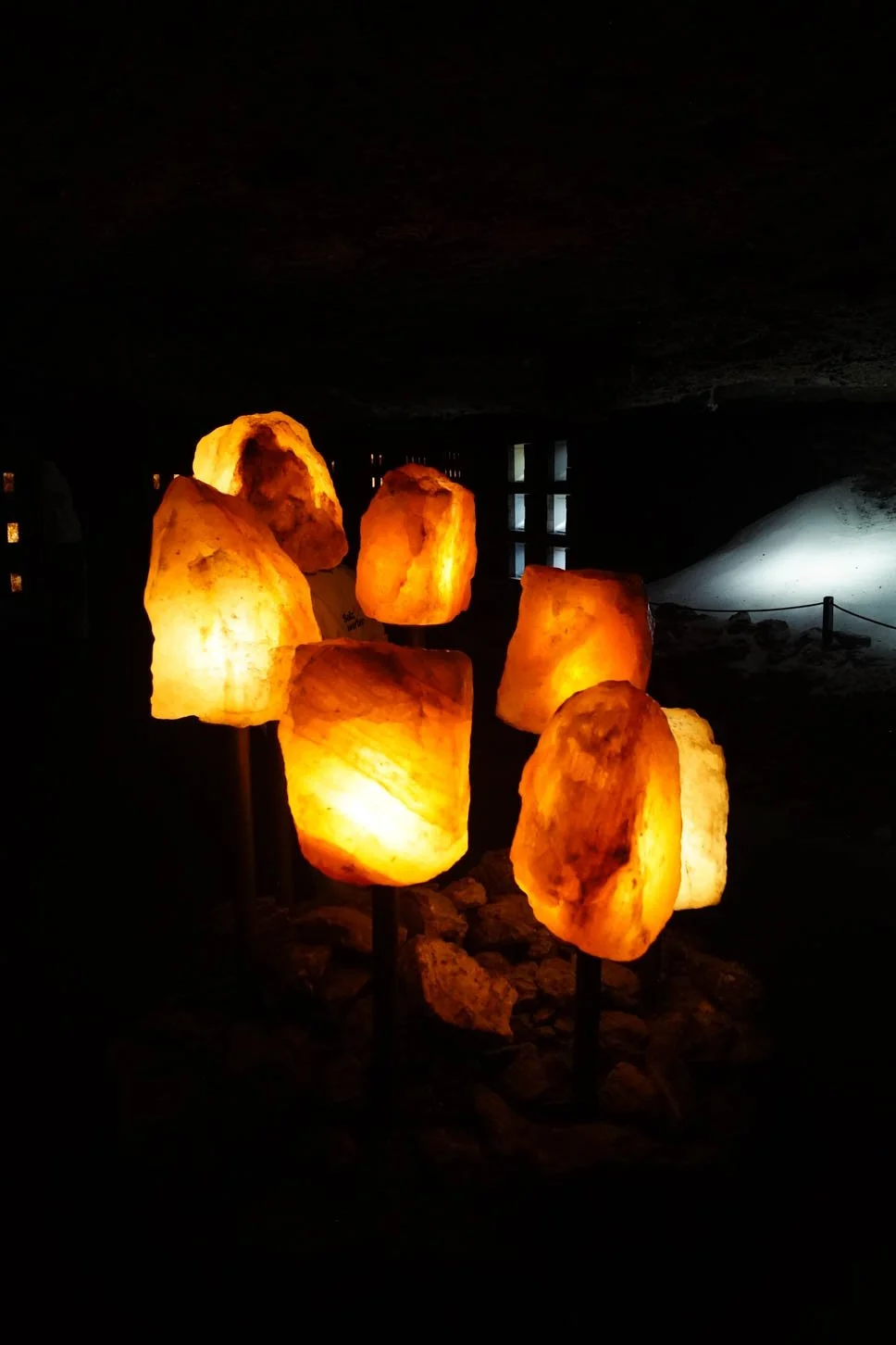 Hallstatt and Salt Mines Tour - Salt lights