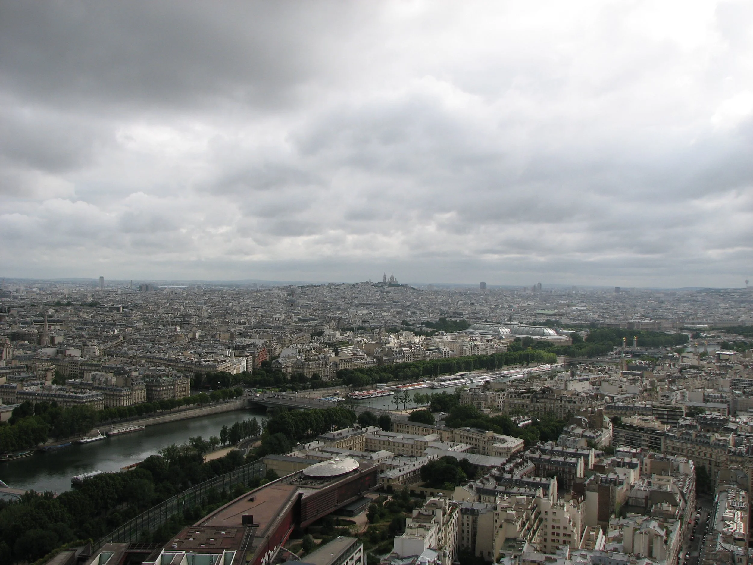 View of Paris from the Eiffel Tower