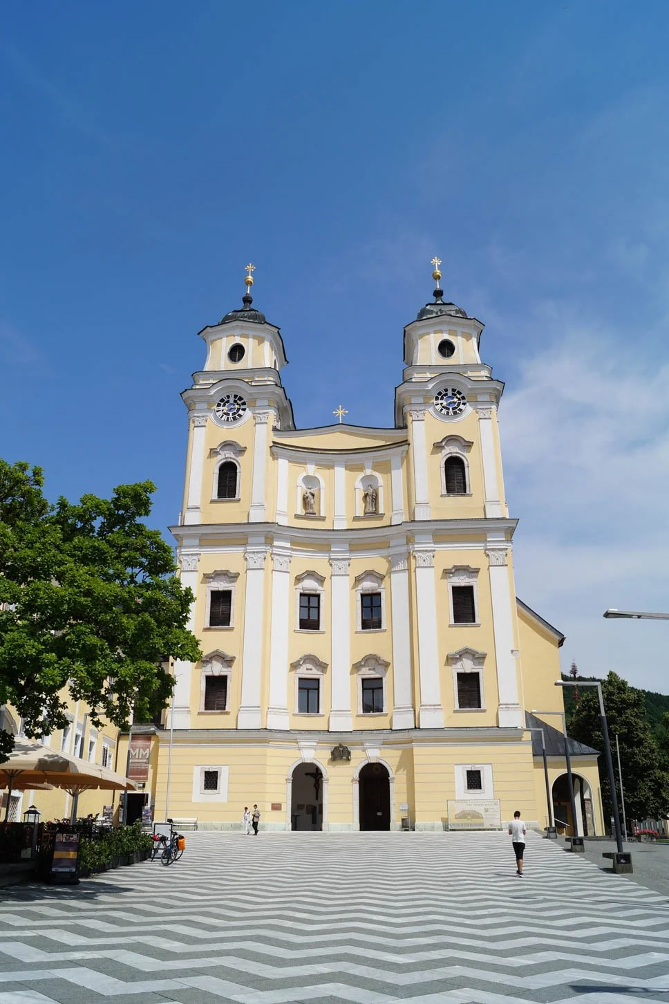 Mondsee - St. Michael's Basilica. This is where the wedding scene was filmed in The Sound of Music.