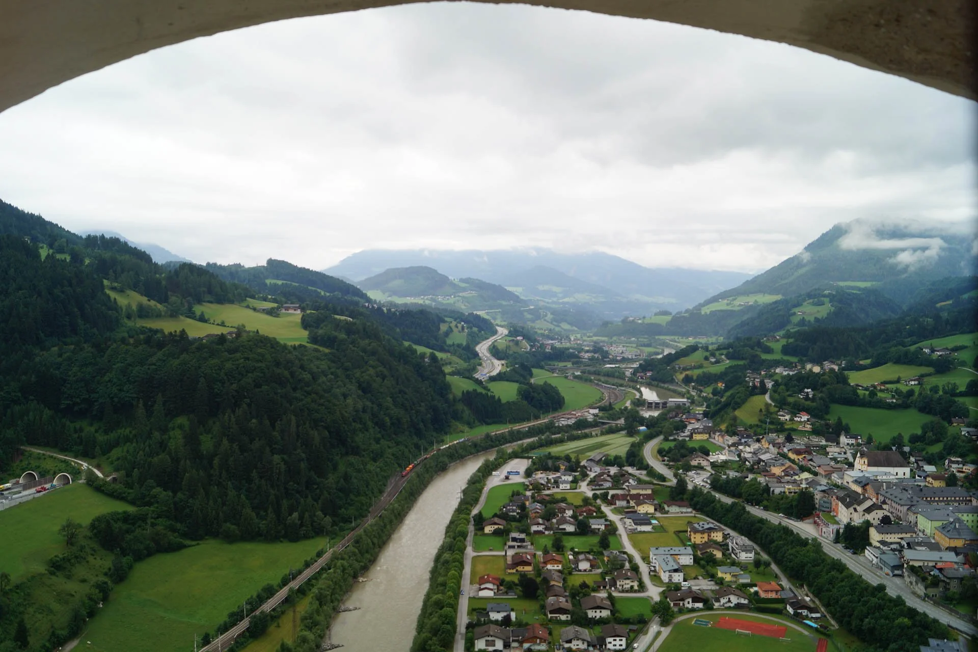 Hohenwerfen Fortress - Alpine Valley