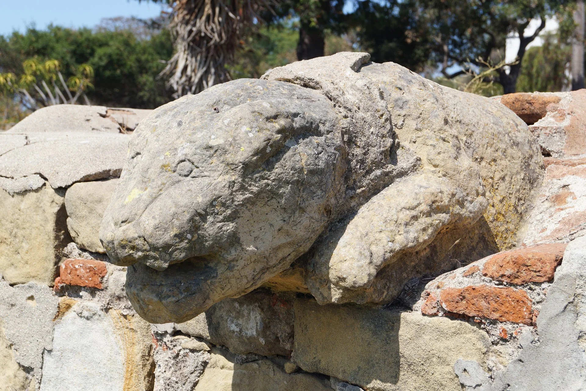 Mission Santa Barbara: Washing Basin Spout