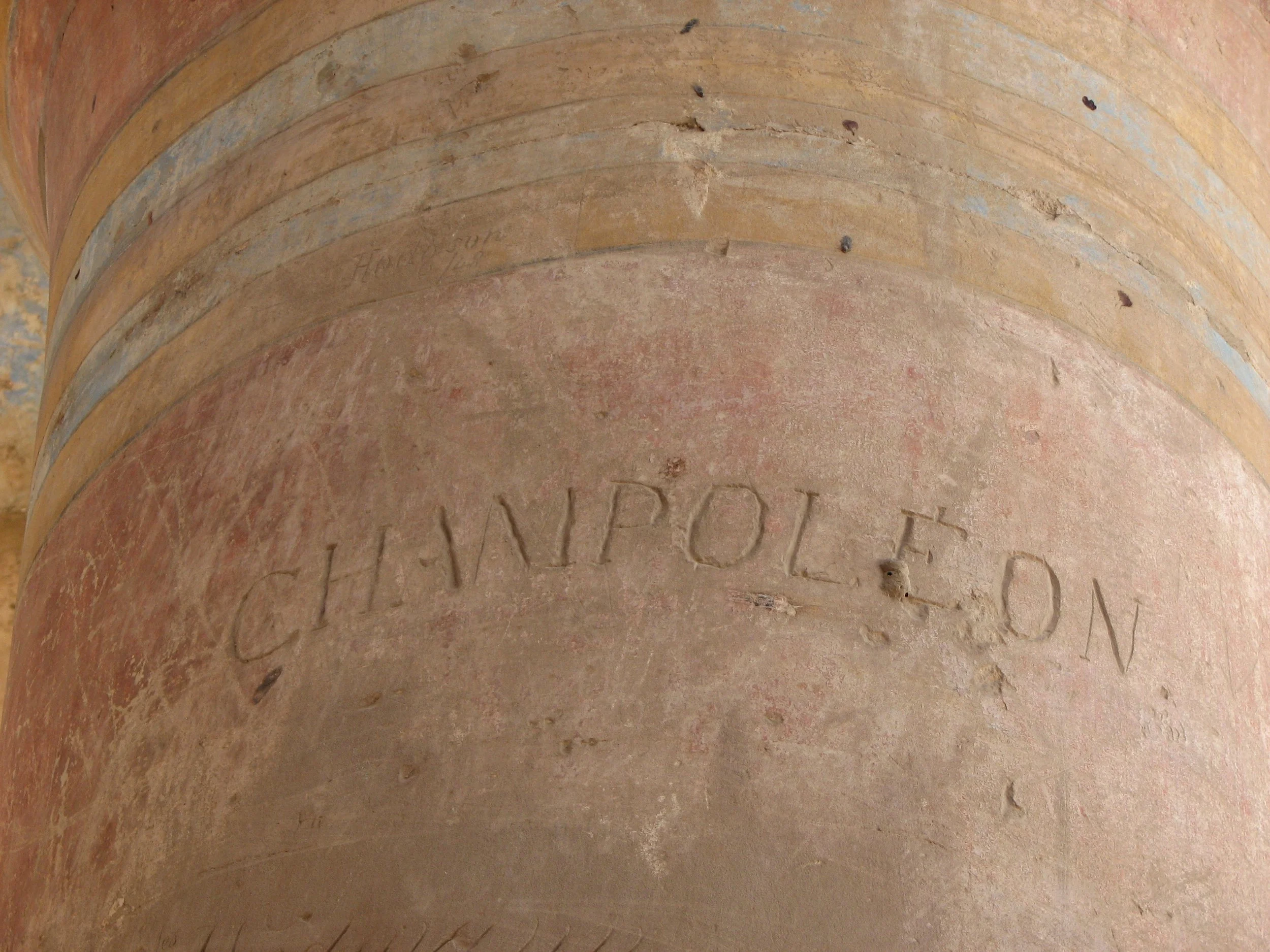 Karnak Temple, Luxor - Champoleon was the first person who was able to decipher the hieroglyphs using the Rosetta Stone.