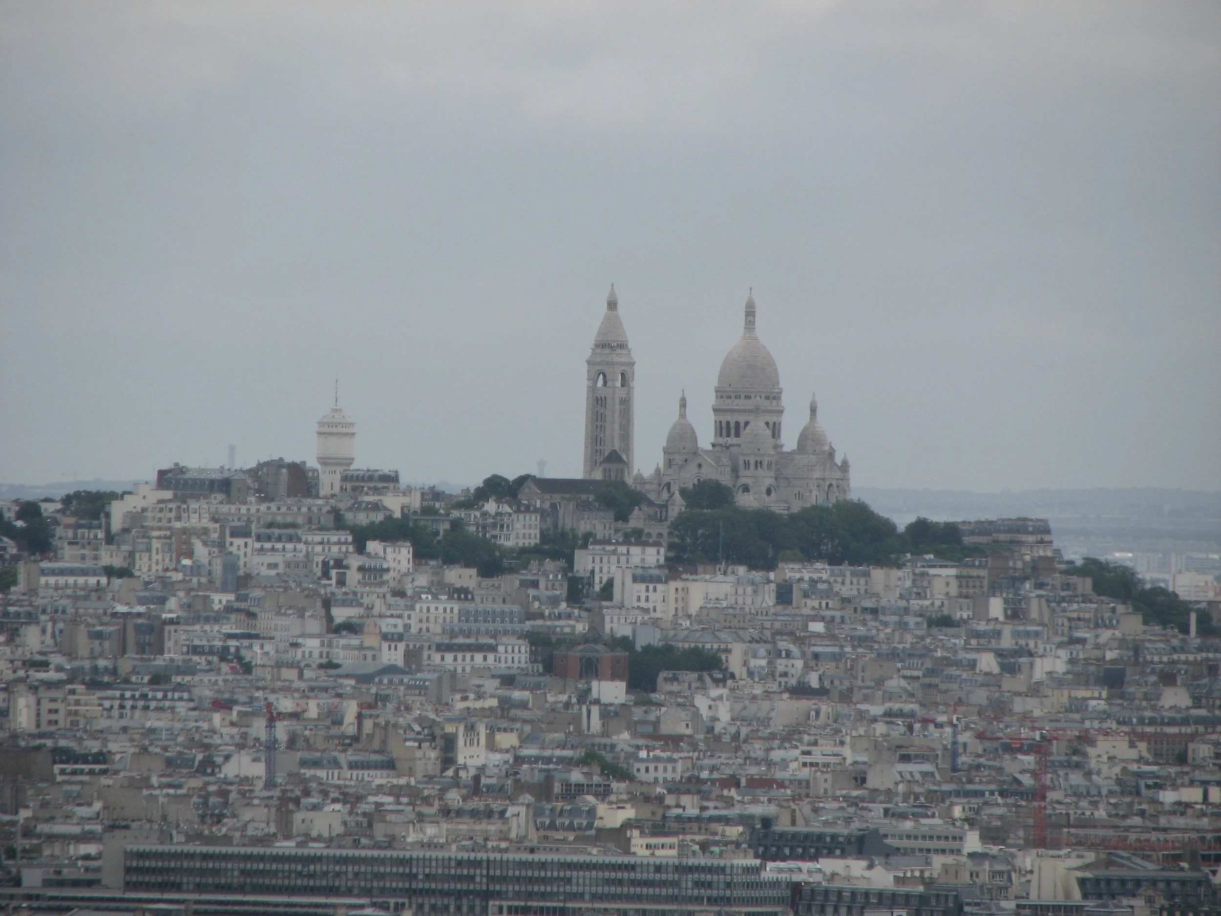 View of Paris from the Eiffel Tower - Sacre Couer
