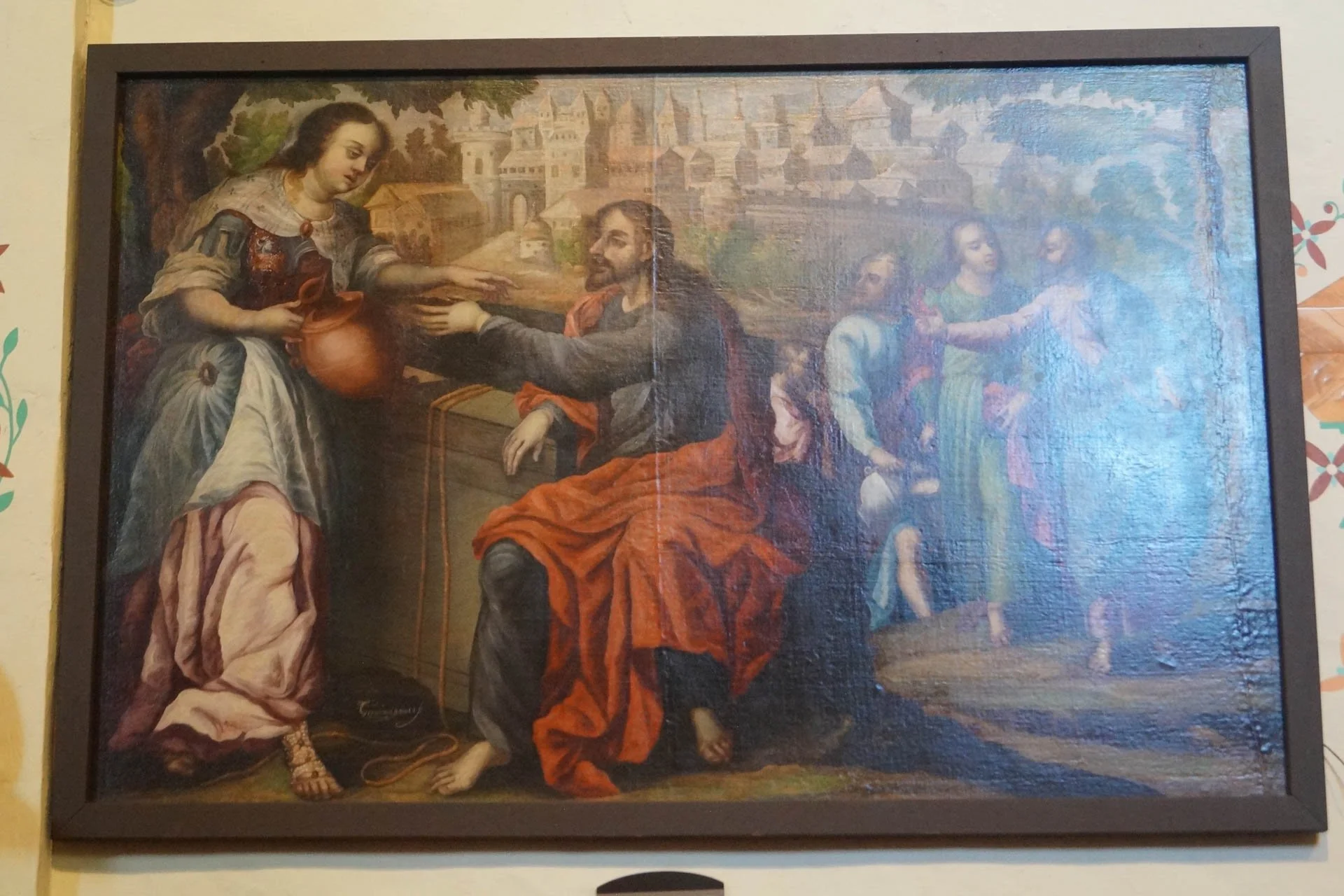Mission Santa Ines: Christ at the Well of Jacob