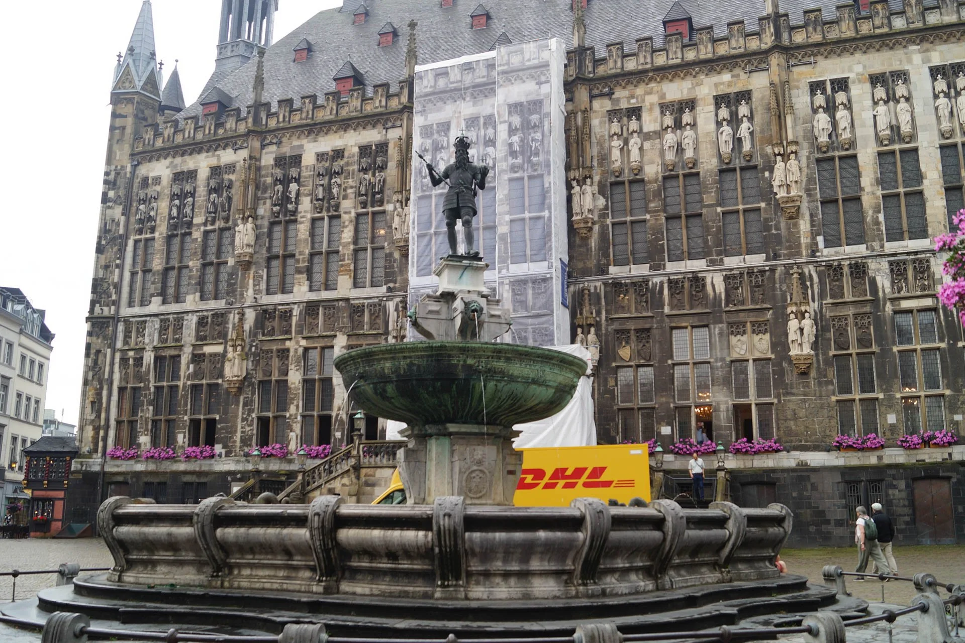 Aachen - Market Fountain, Charlamagne
