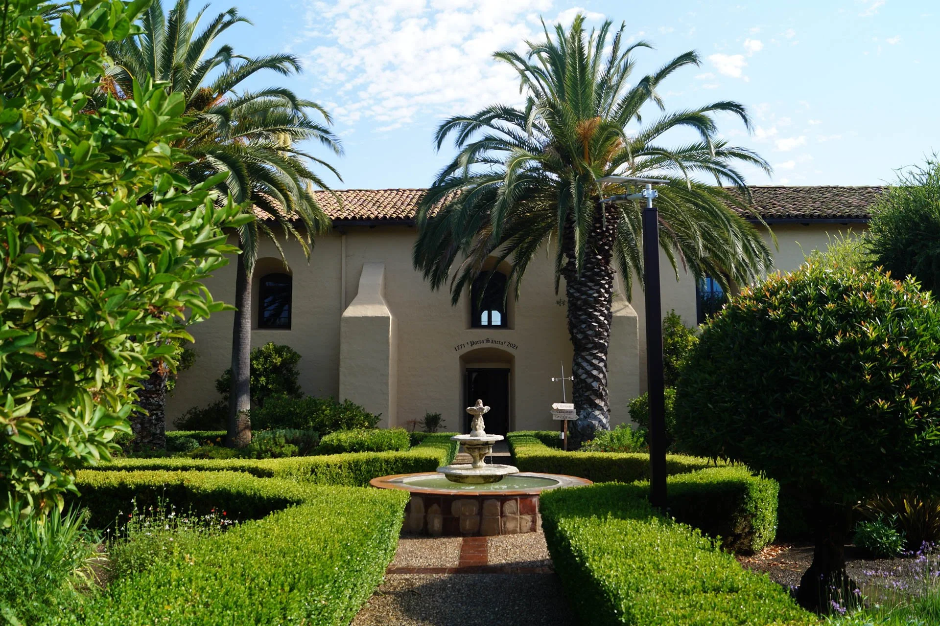 Mission Santa Ines: Garden