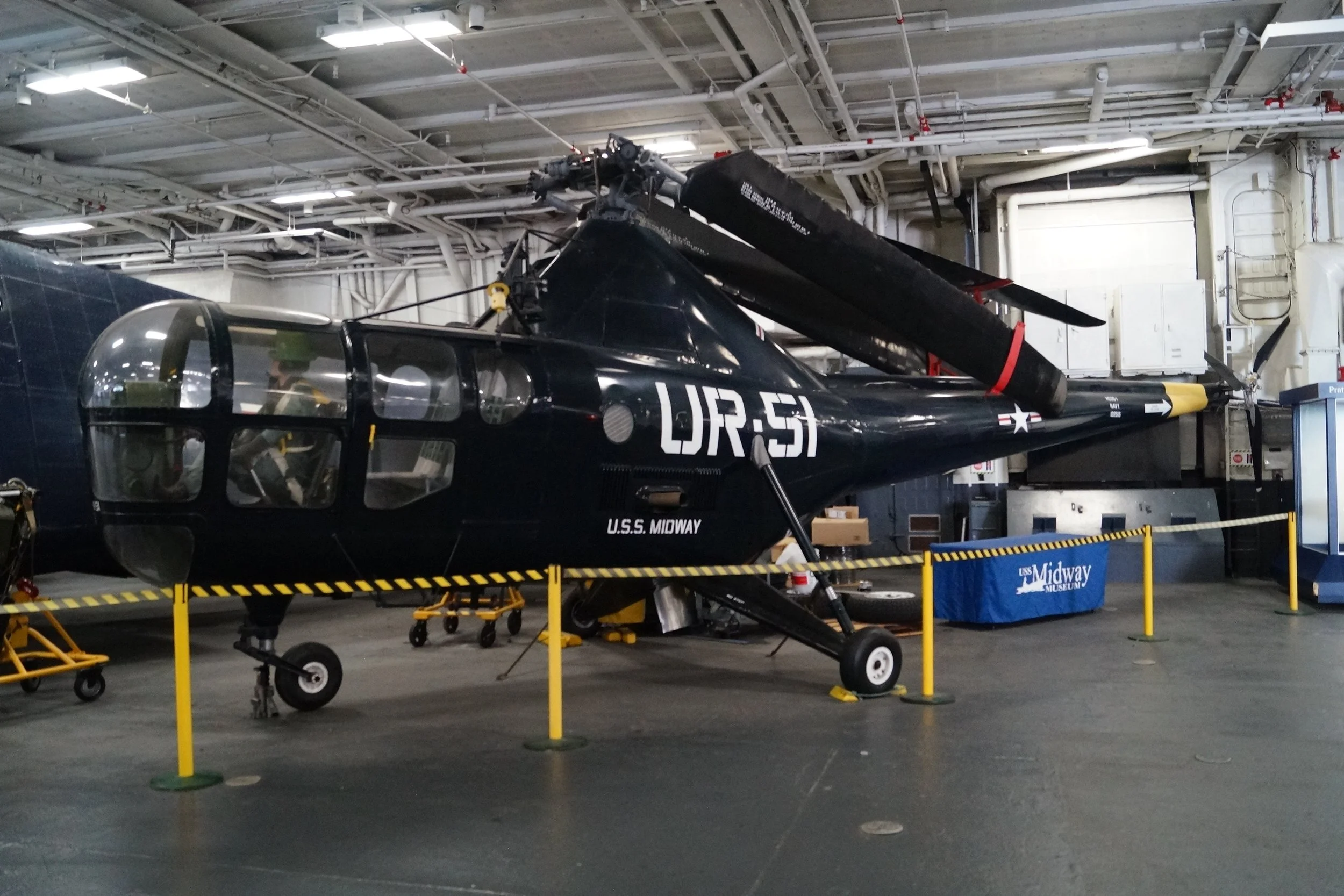 USS Midway: HO3S Helicopter