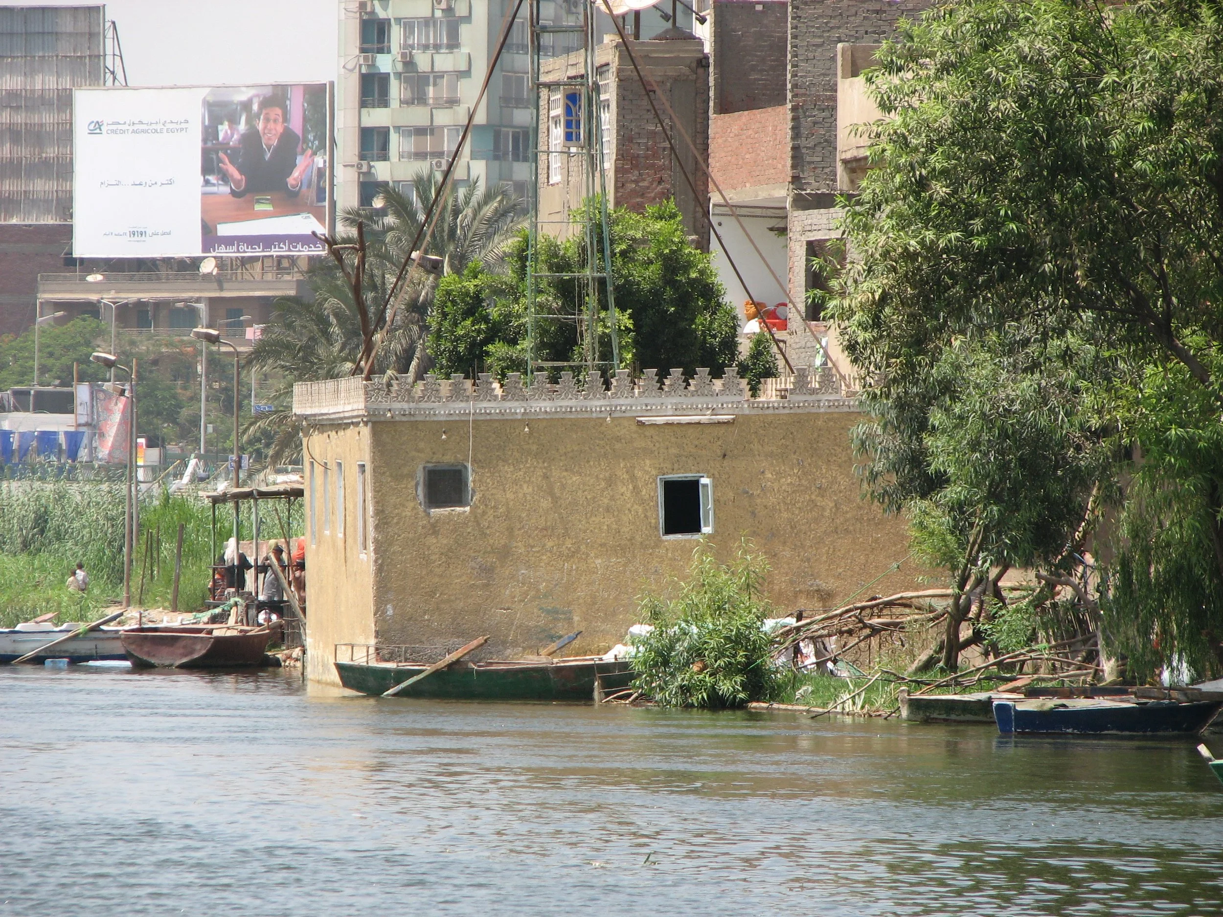 Pharaonic Village, Cairo. It is a living museum meant to show visitors what life was like in a typical Ancient Egyptian village.