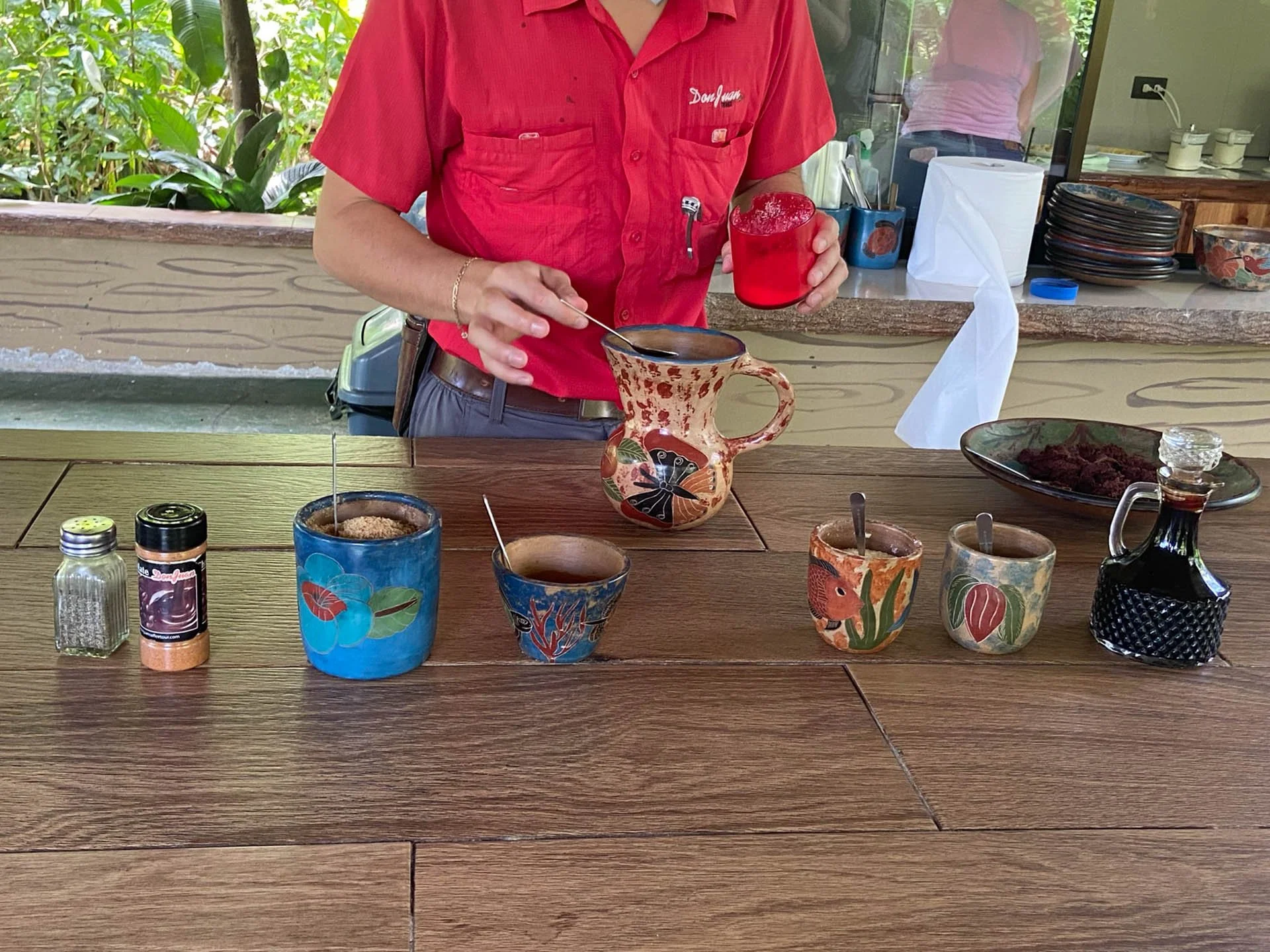 Don Juan Chocolate and Coffee Tour - traditional hot chocolate. It's spicy instead of sweet.