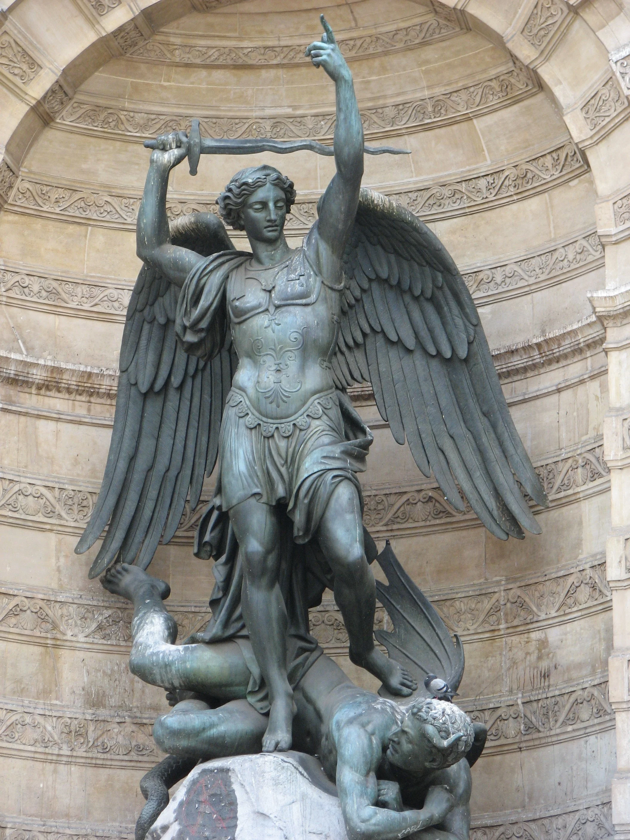 Paris - Statue of Saint Michael