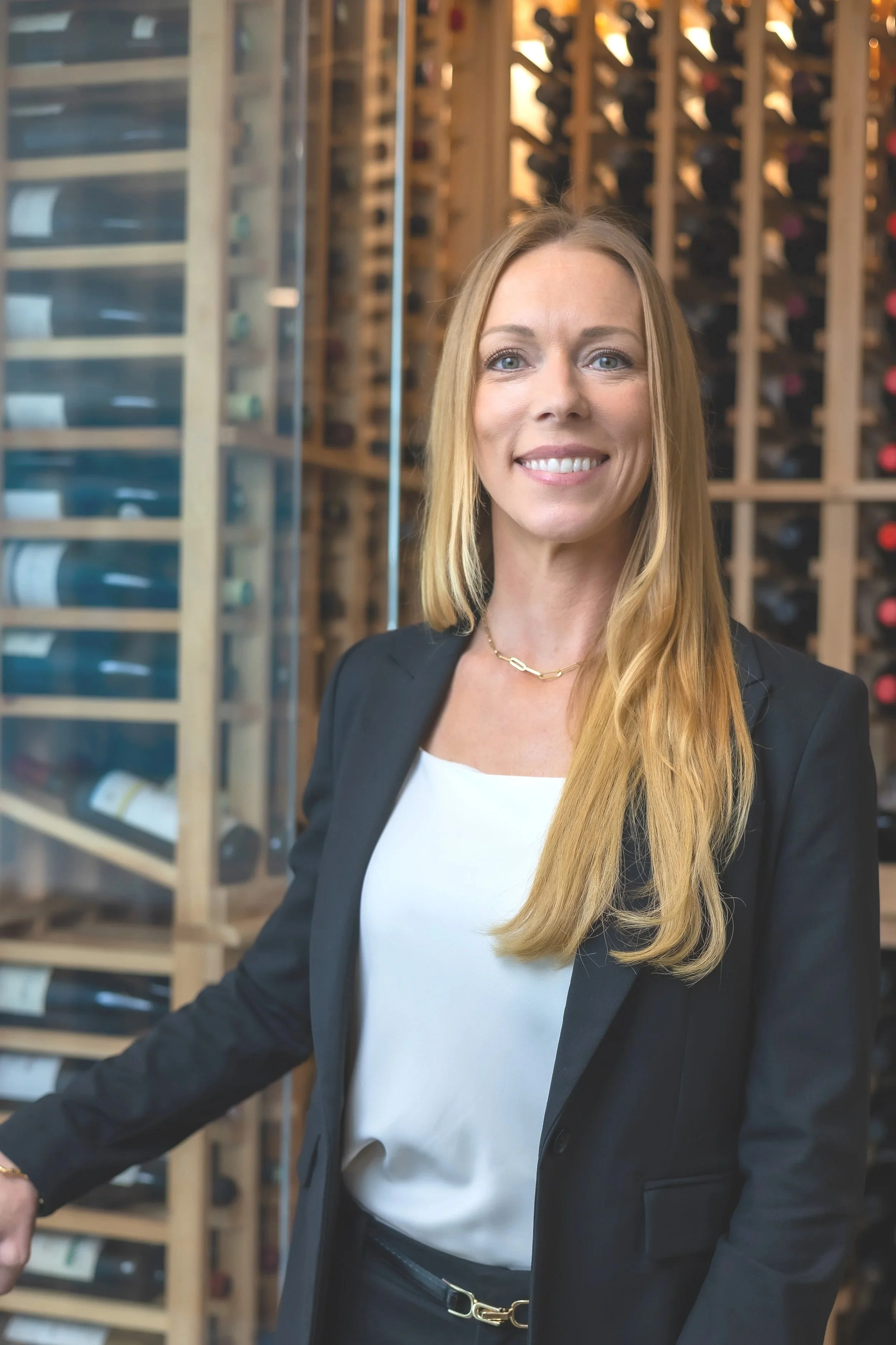Shauna Abbott Luxury Realtor Wine Cellar Realtor