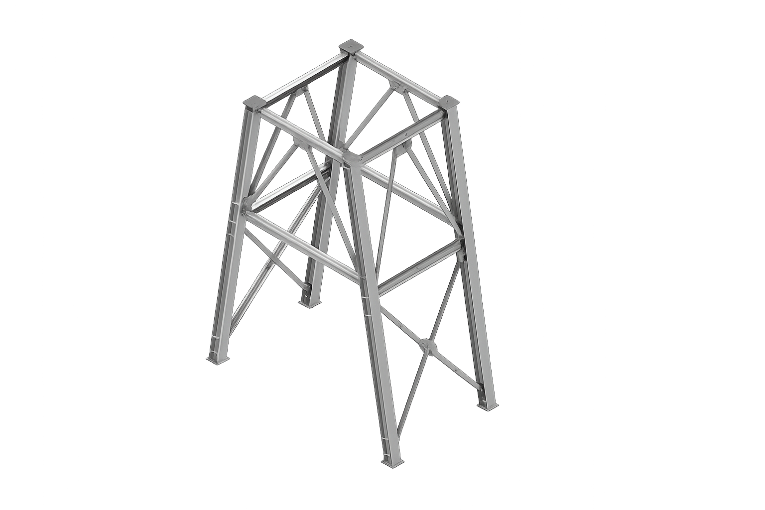 Battered Drive-Thru Silo Leg Set