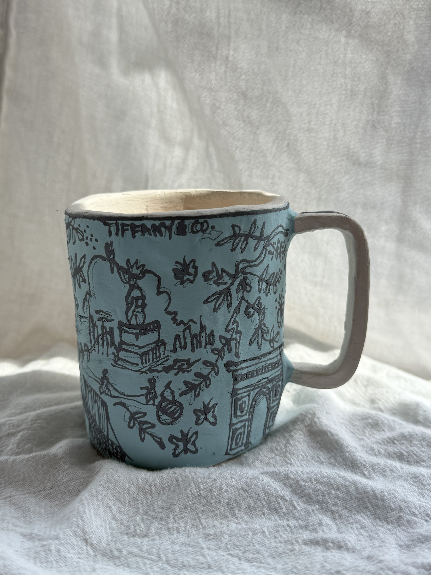 CUSTOM TIFFANY MUG