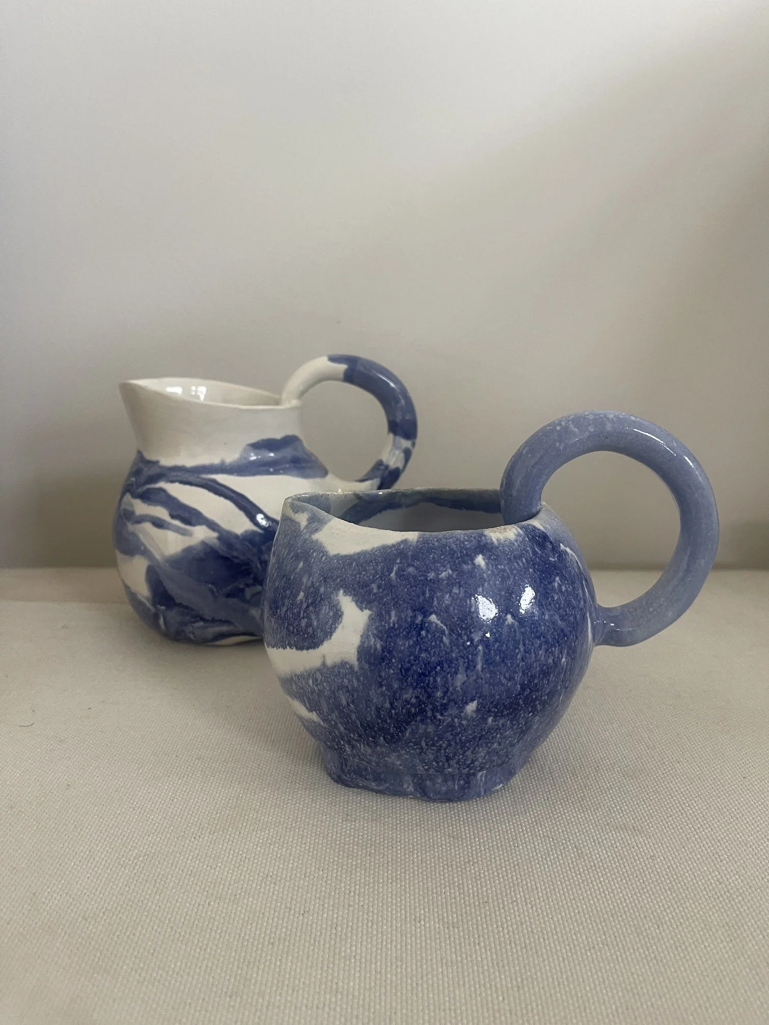BLUE & WHITE PITCHERS | SOLD