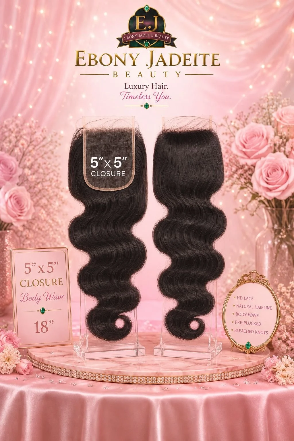 5/5 Closure Body Wave 18"