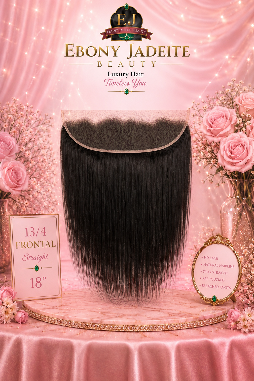 13/4 Frontal Straight 18"