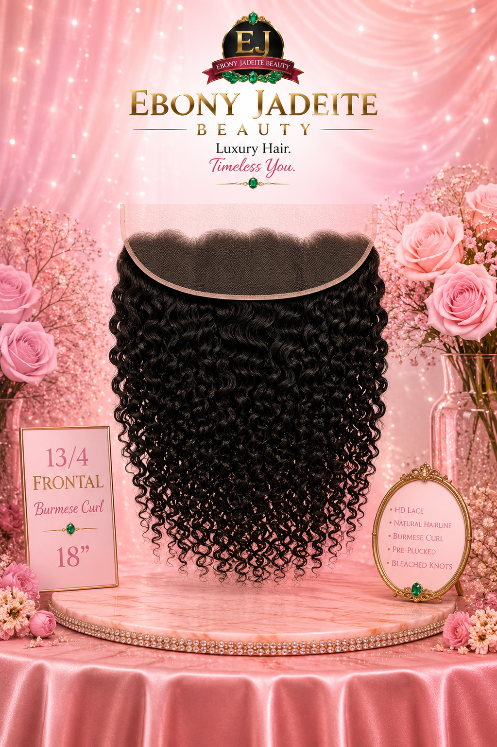 13/4 Frontal Burmese Curl