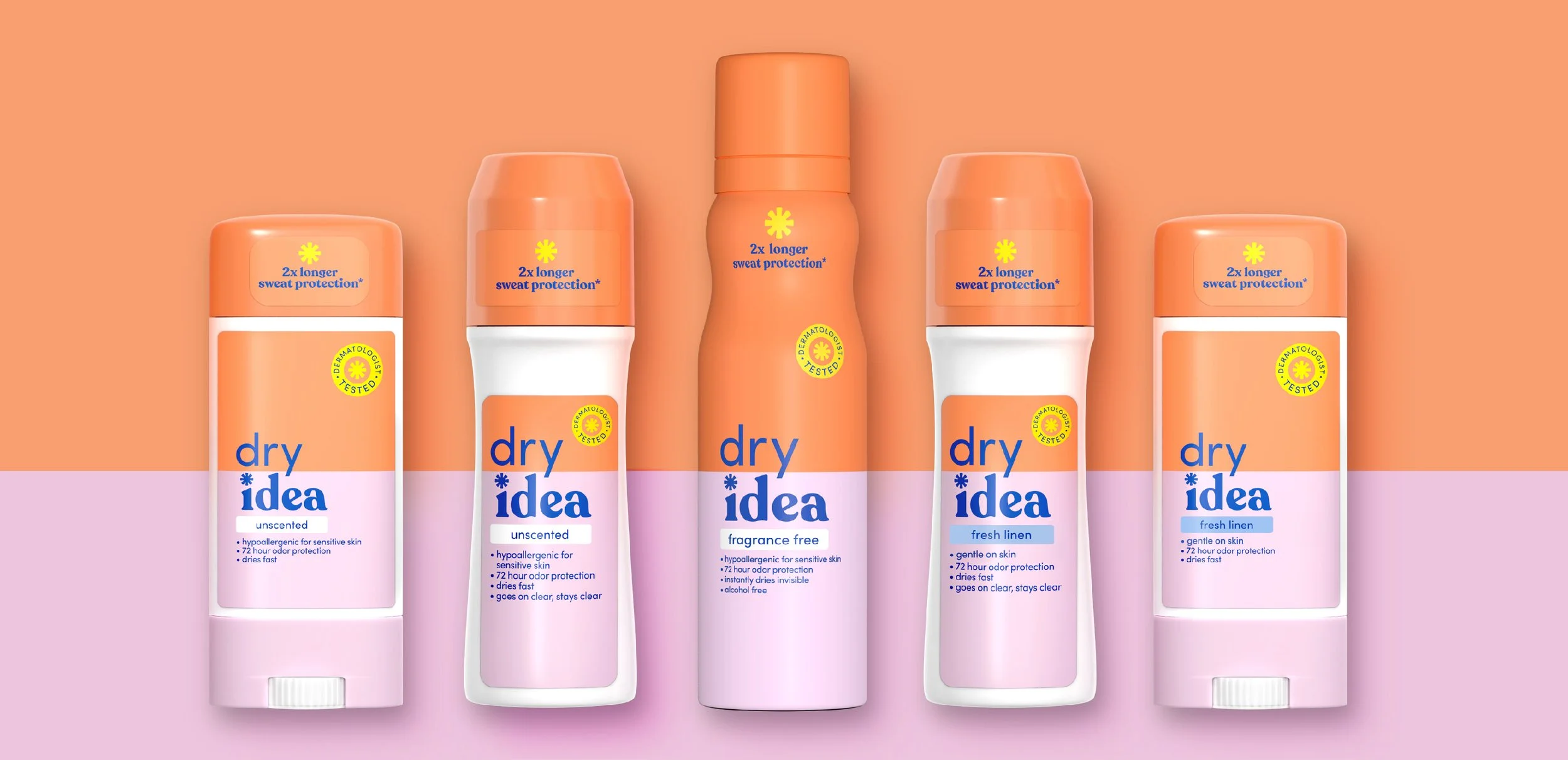 6 Dry Idea Packaging Design Lineup