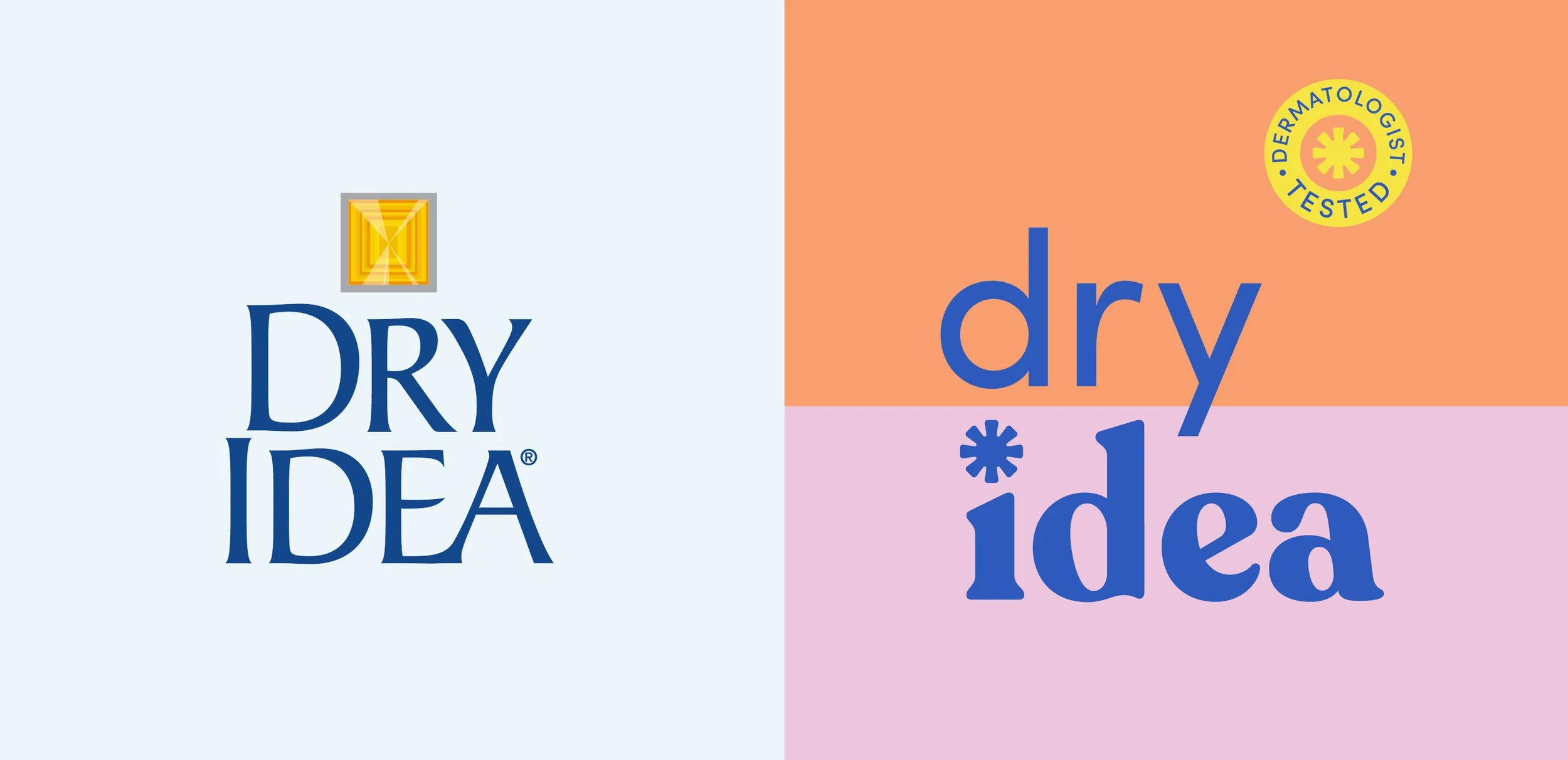 4 Dry Idea Redesign Before and After Logo