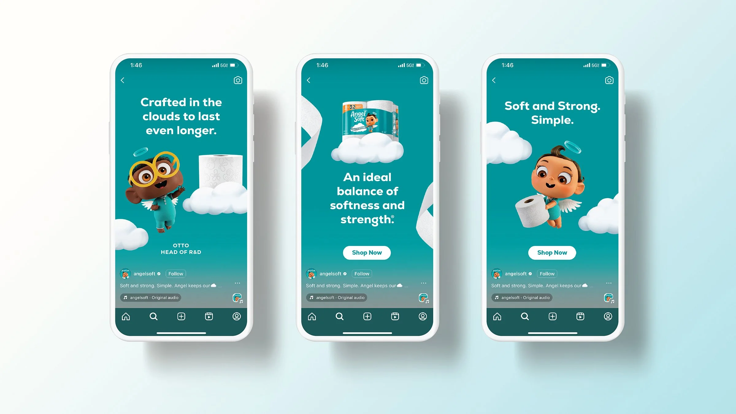 Angel Soft Social Meda Design by Soulsight Agency