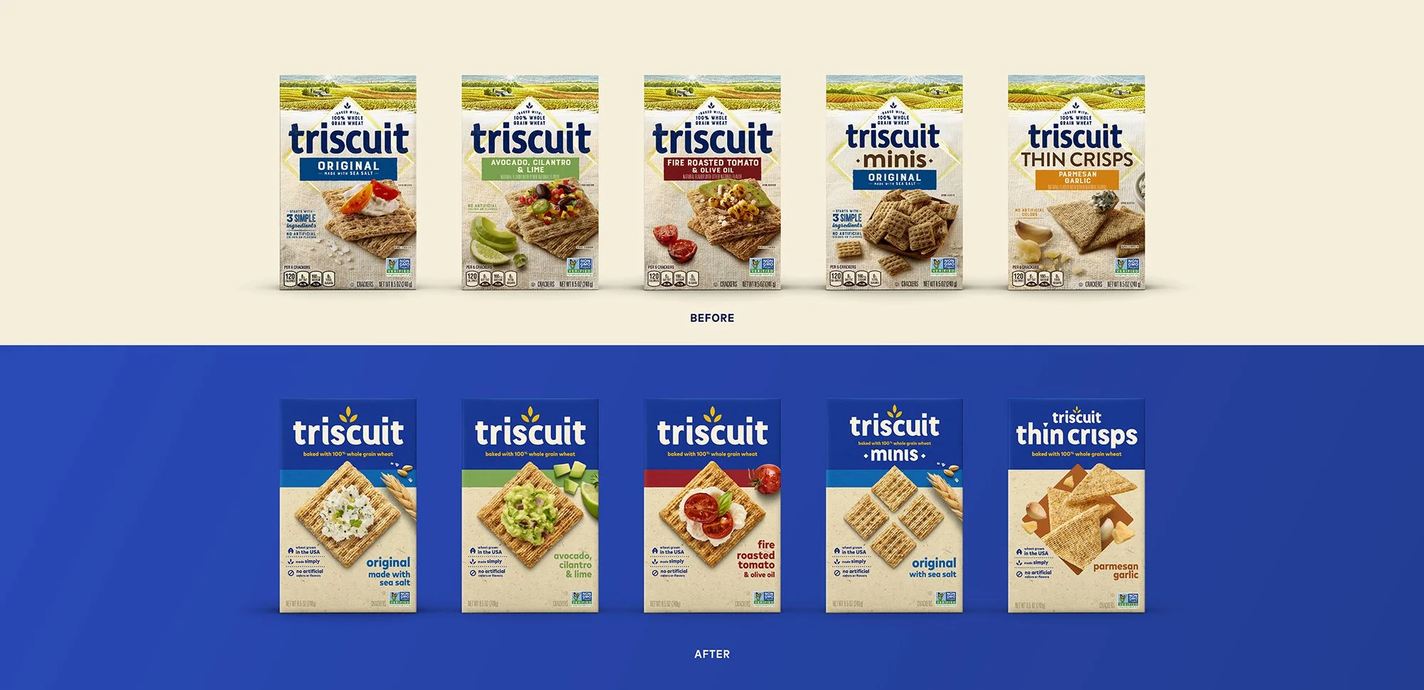 Soulsight Triscuit Redesign Before and After Portfolio copy