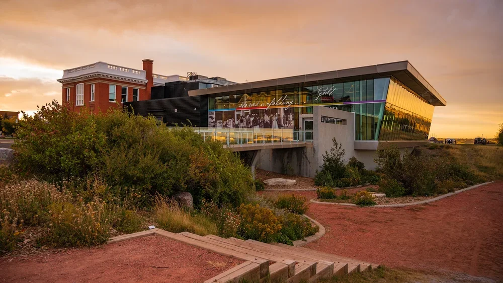 The galt museum wedding venue in Lethbridge with a view