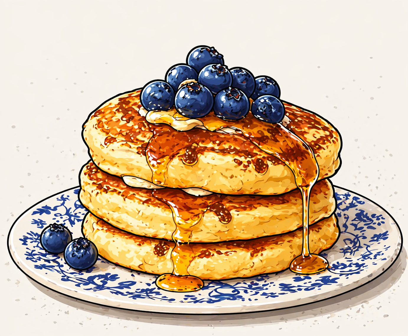 Sweet Lemon High Protein Cottage Cheese Pancakes