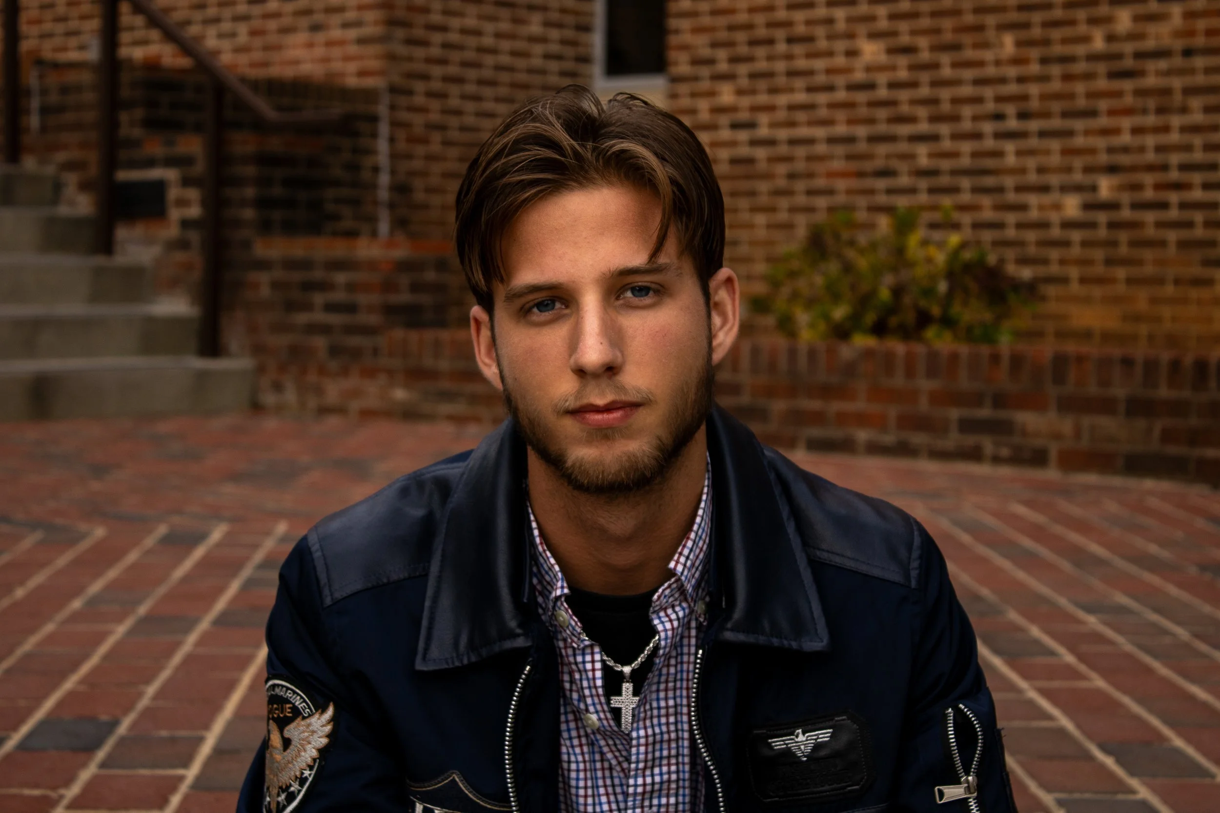 Portrait of a man outside